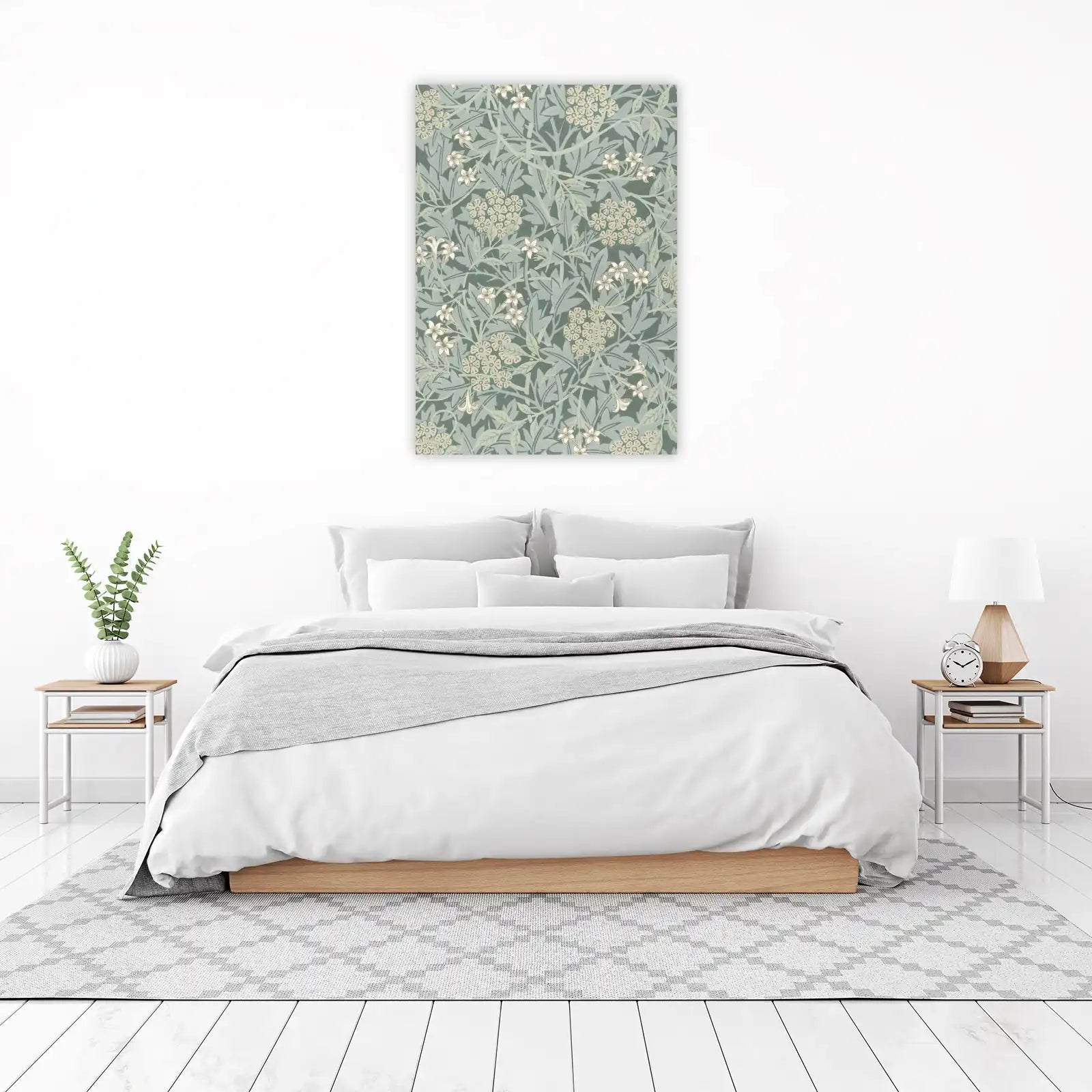Serene Floral Garden Wall Art