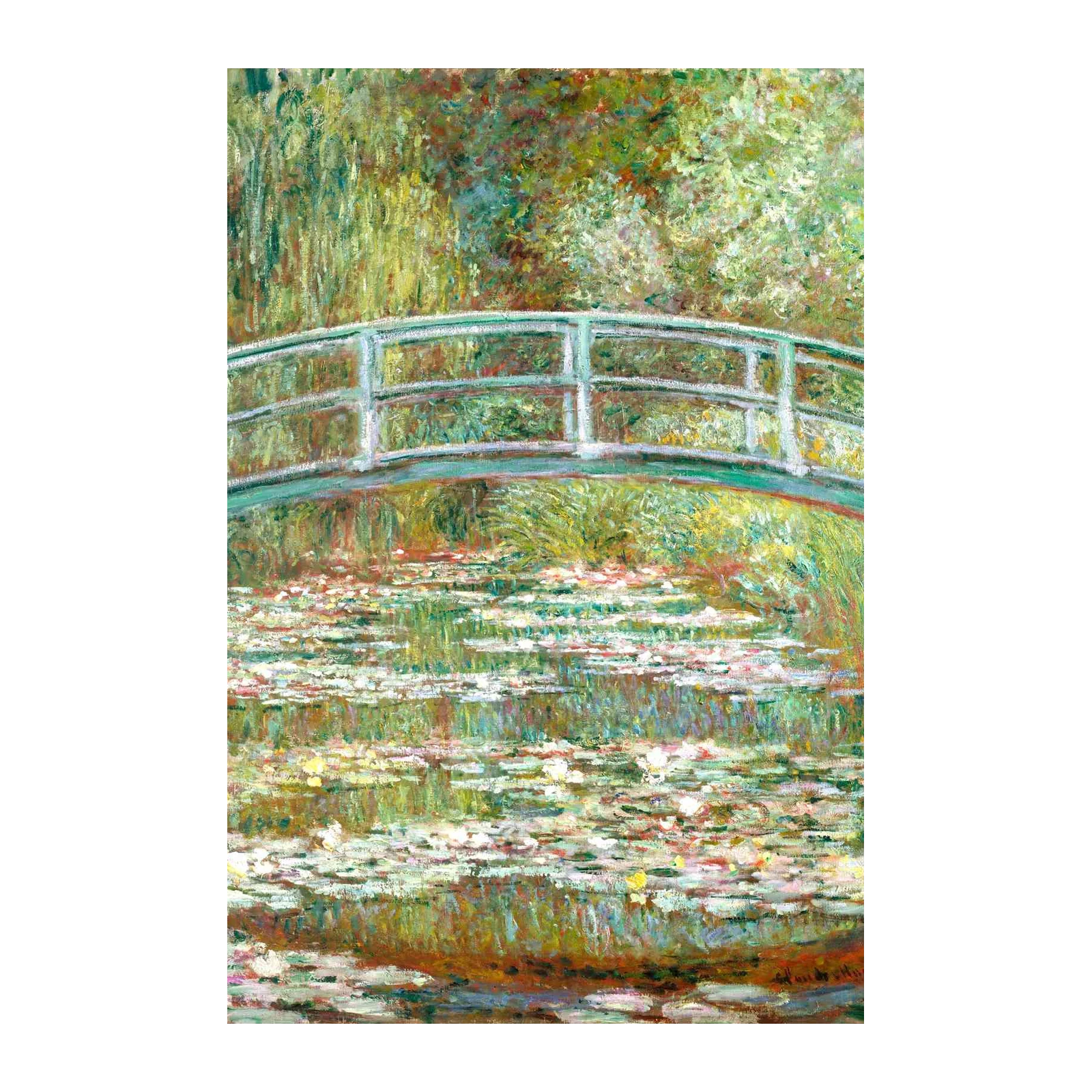 Monet's Japanese Bridge Wall Art