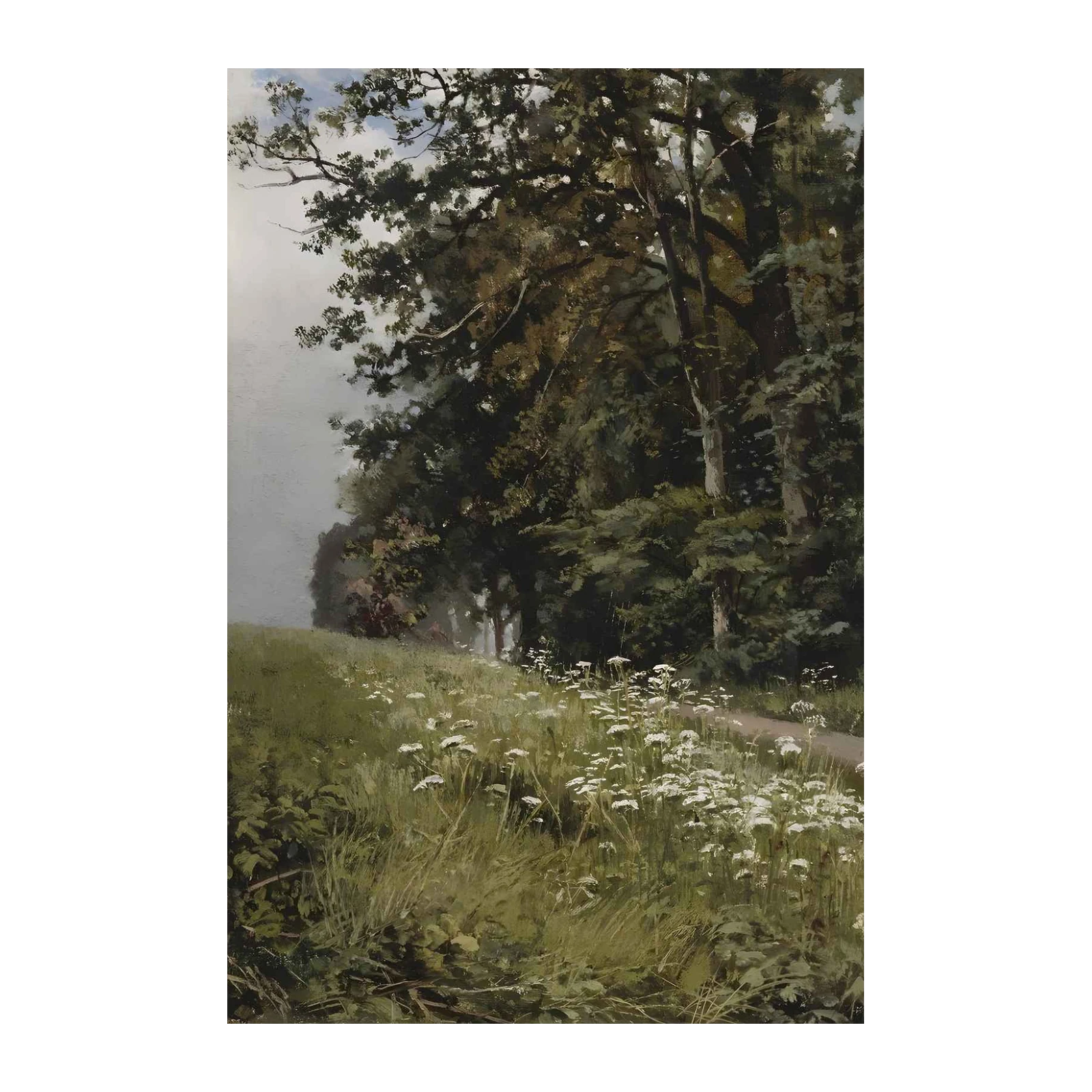 Tranquil Meadow Path Landscape Wall Art
