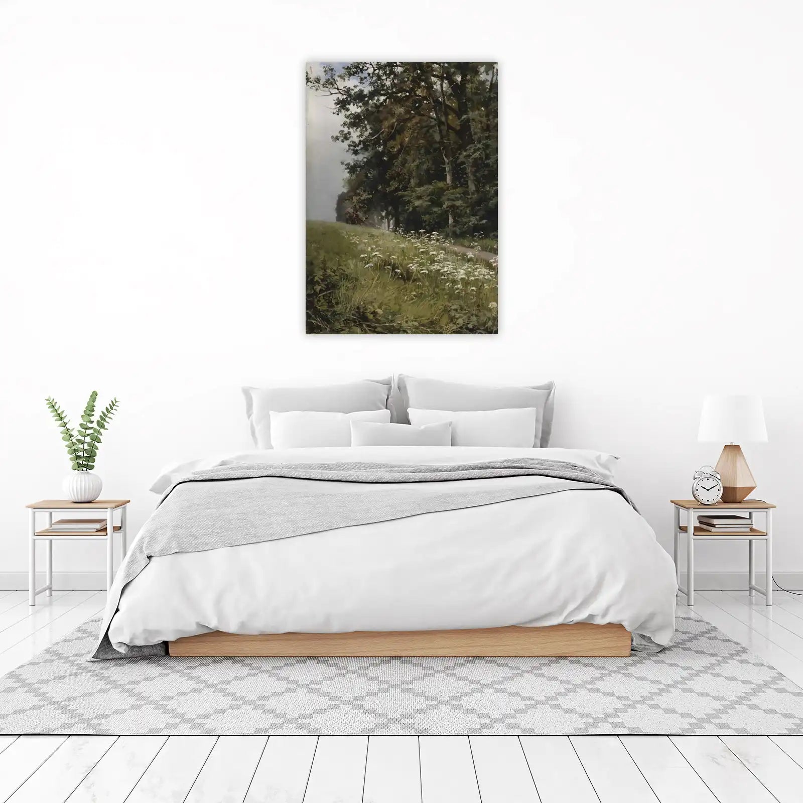 Tranquil Meadow Path Landscape Wall Art