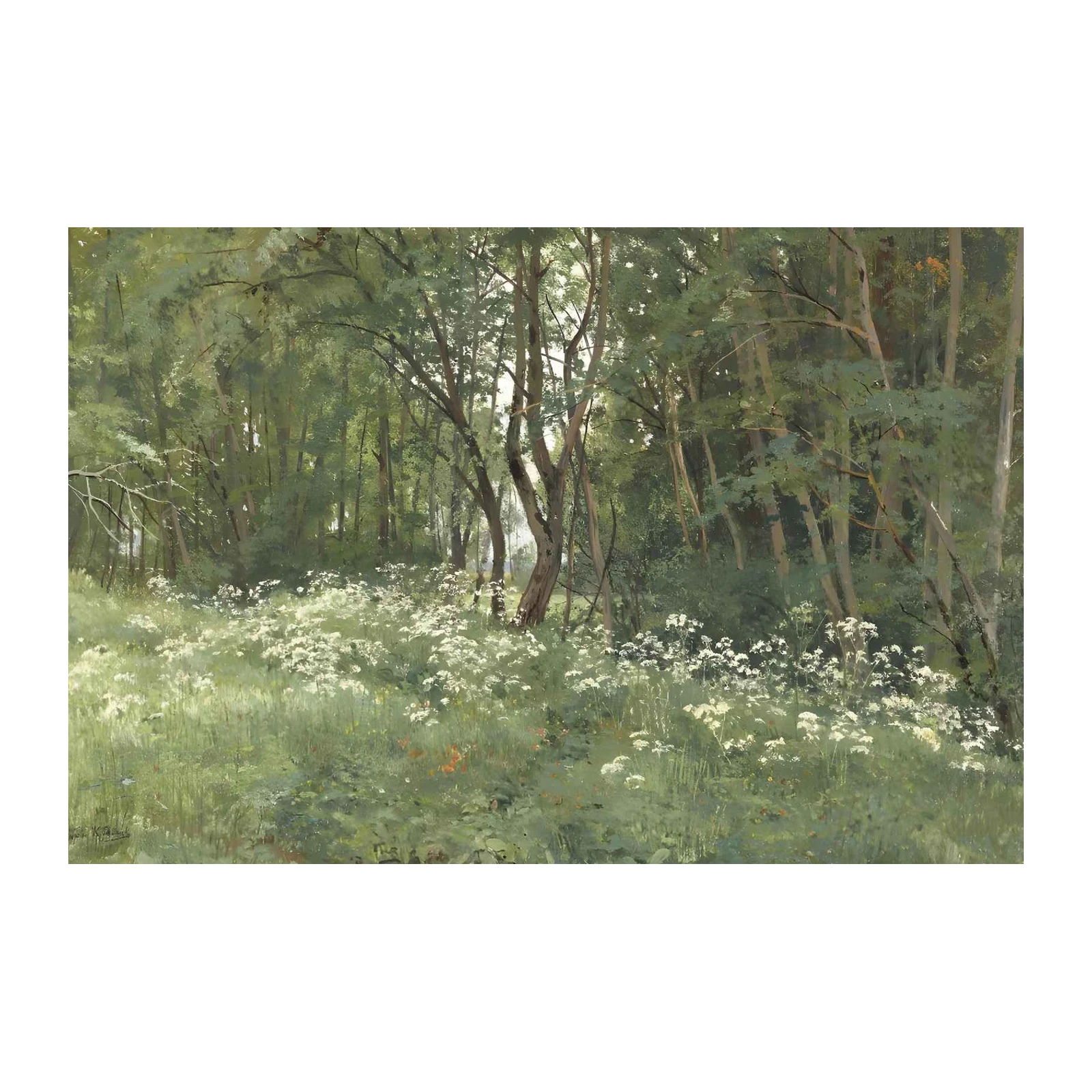 Enchanting Forest Meadow Wall Art