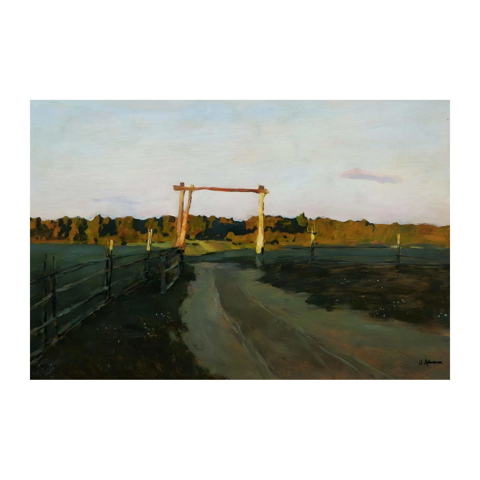 Rustic Gateway Landscape Wall Art