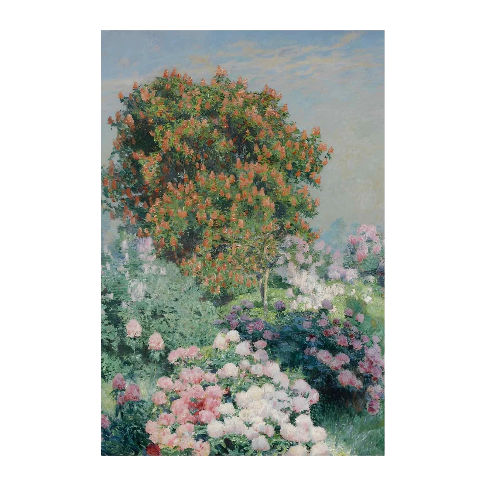 Vibrant Garden Floral Bloom Wall Art