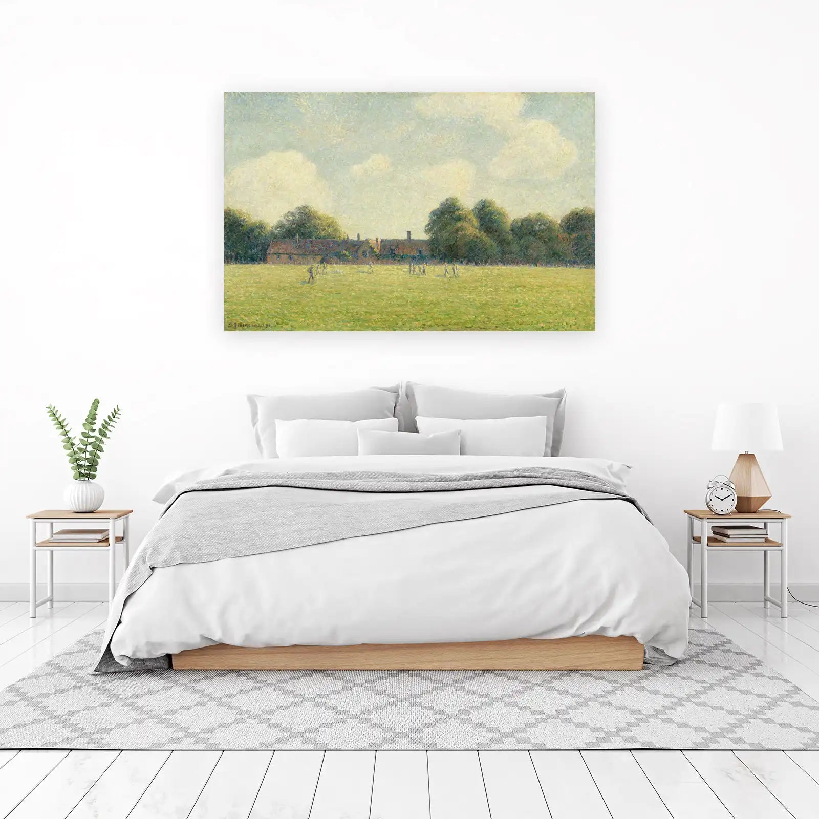 Summer Meadow Cricket Game Wall Art