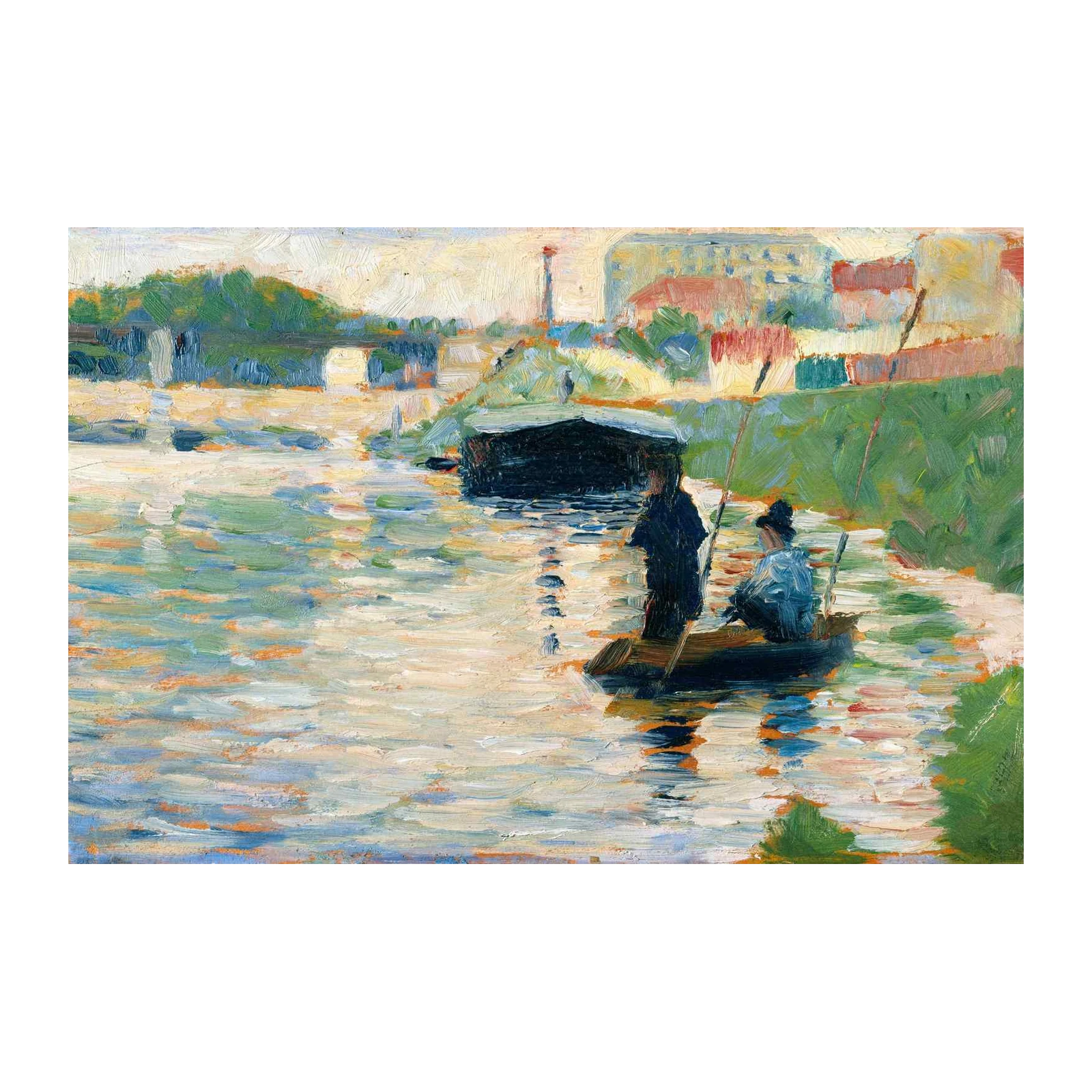 Boating on the Seine Impressionist Wall Art