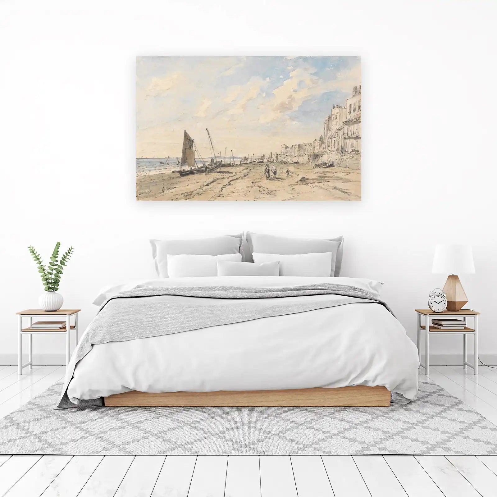 Seaside Serenity Coastal Scene Wall Art