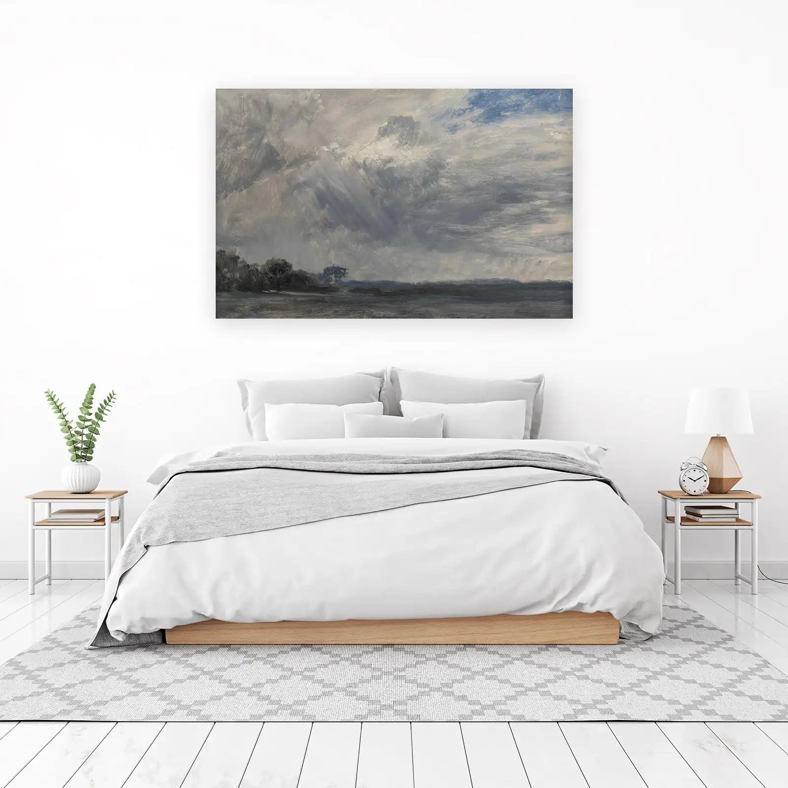 Dramatic Sky Landscape Impressionist Wall Art