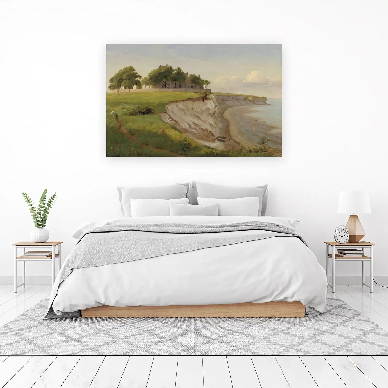 Coastal Cliff Landscape Scenic Wall Art