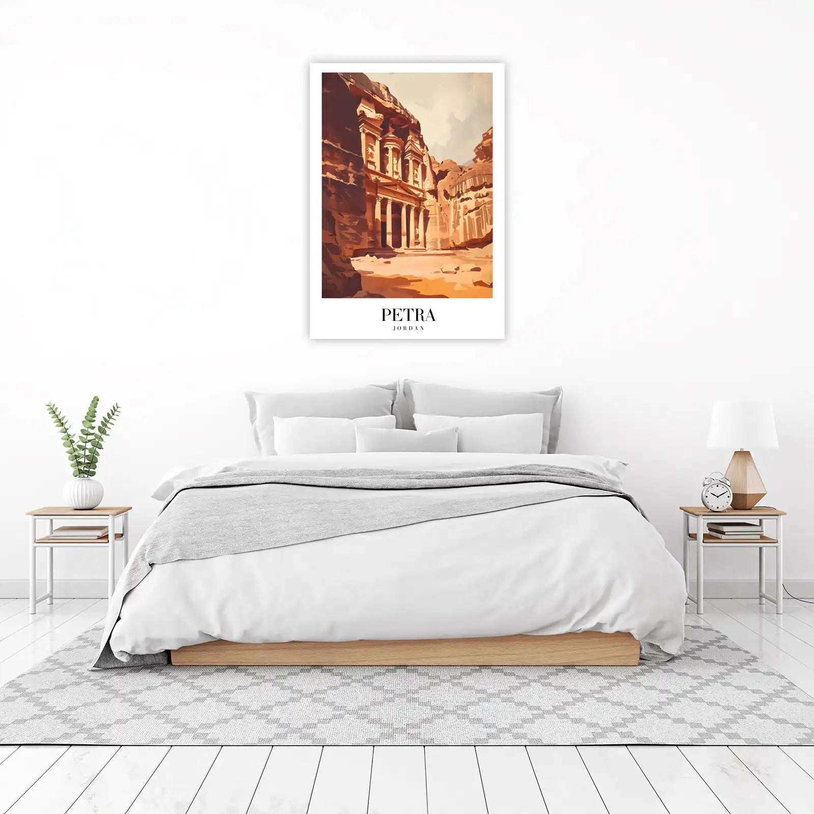 Ancient Petra Jordan Cityscape Wall Art