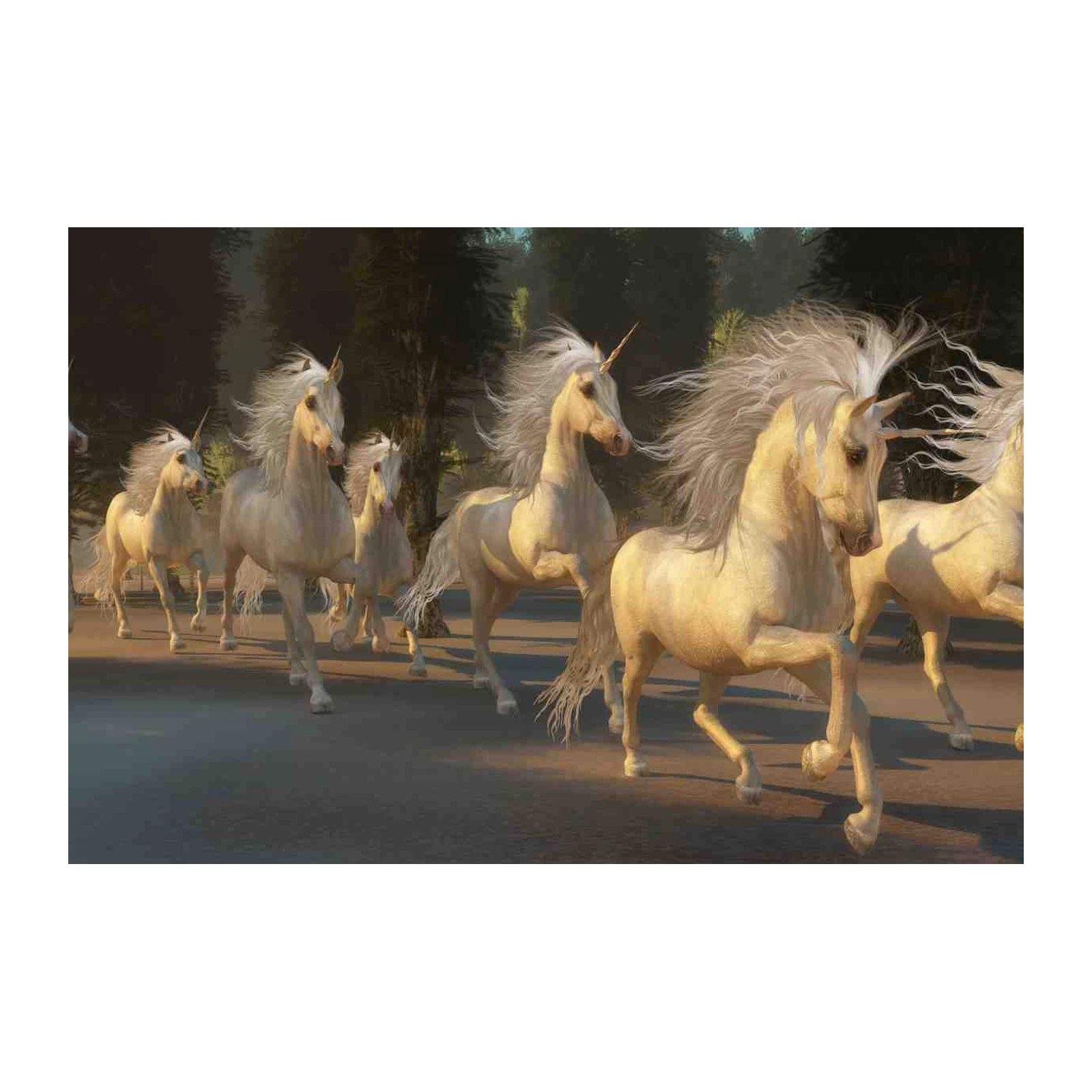 Majestic Unicorn Herd Wall Art