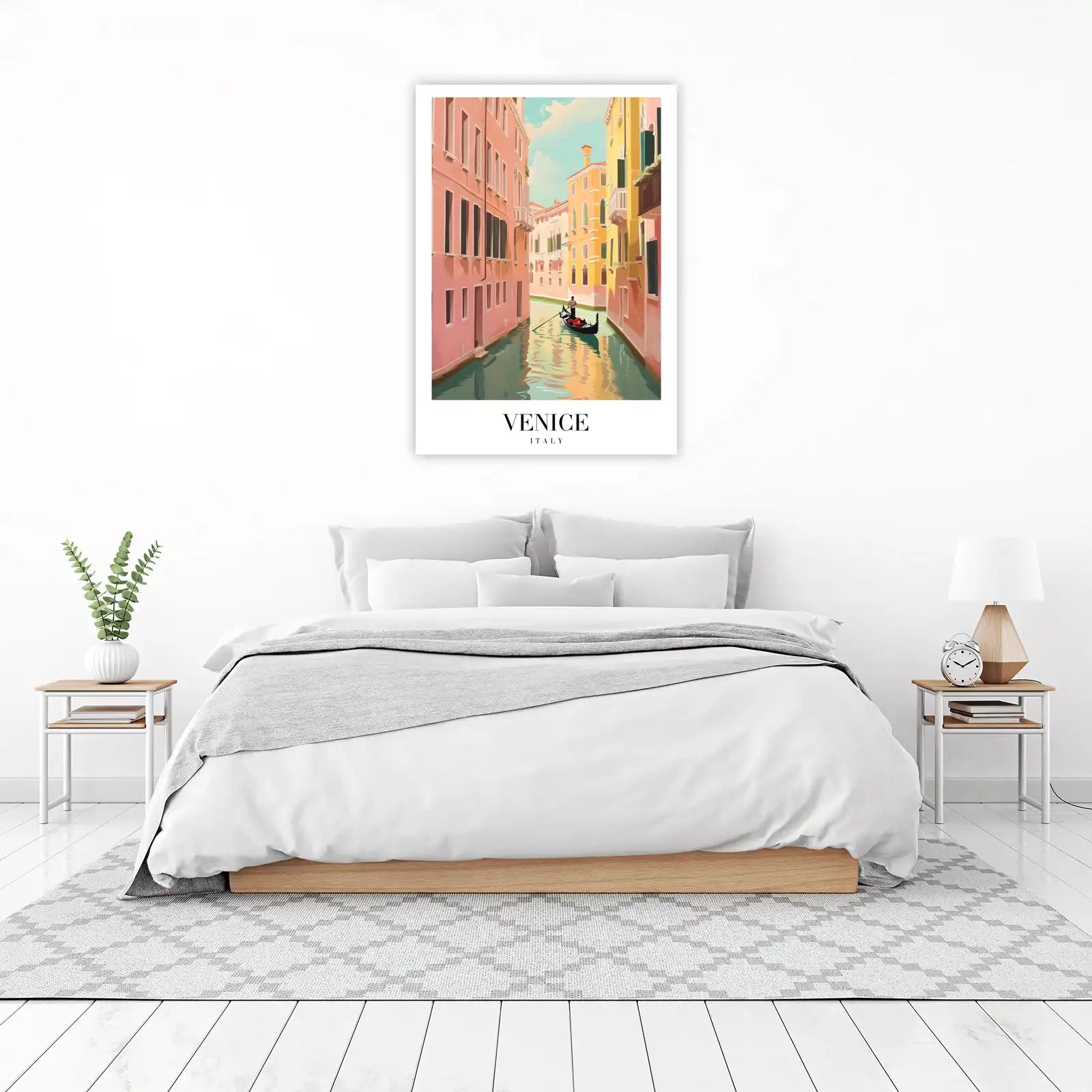 Romantic Gondola Ride Venice Italy Wall Art