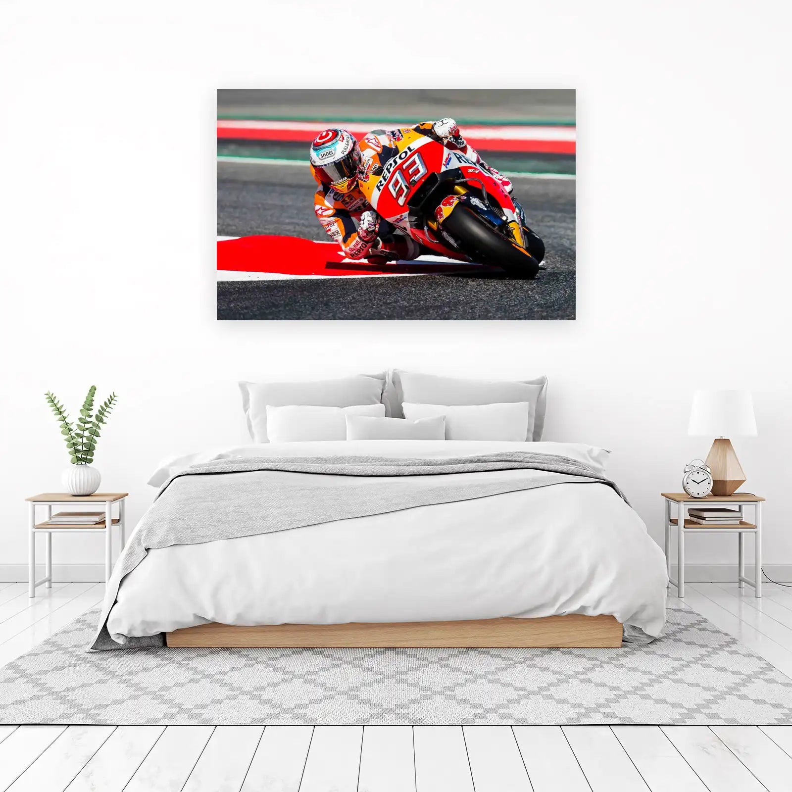 MotoGP Rider Dynamic Action Wall Art
