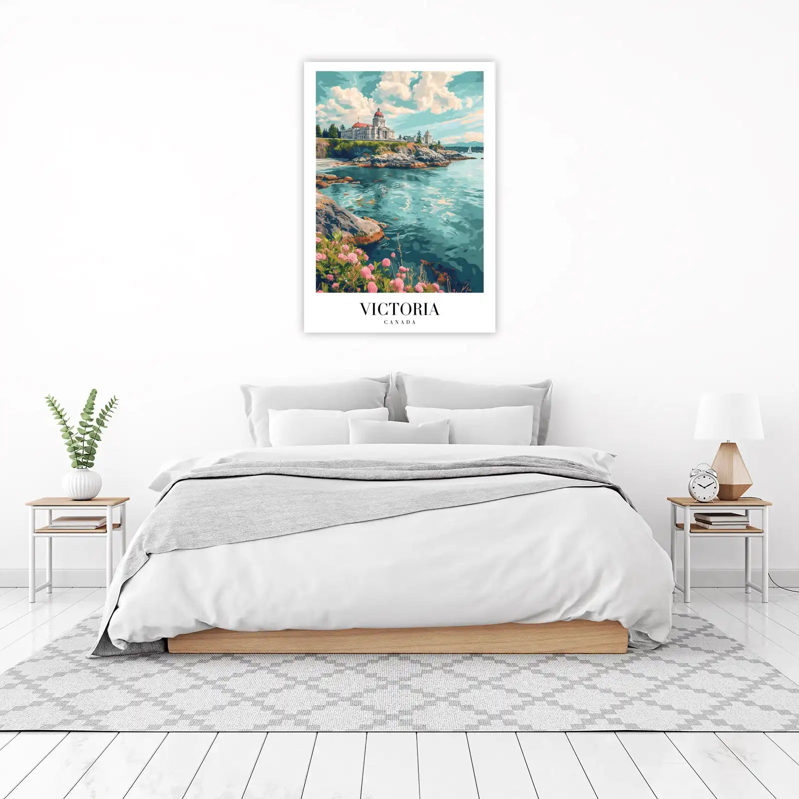 Victoria BC Coastal Blooms Wall Art
