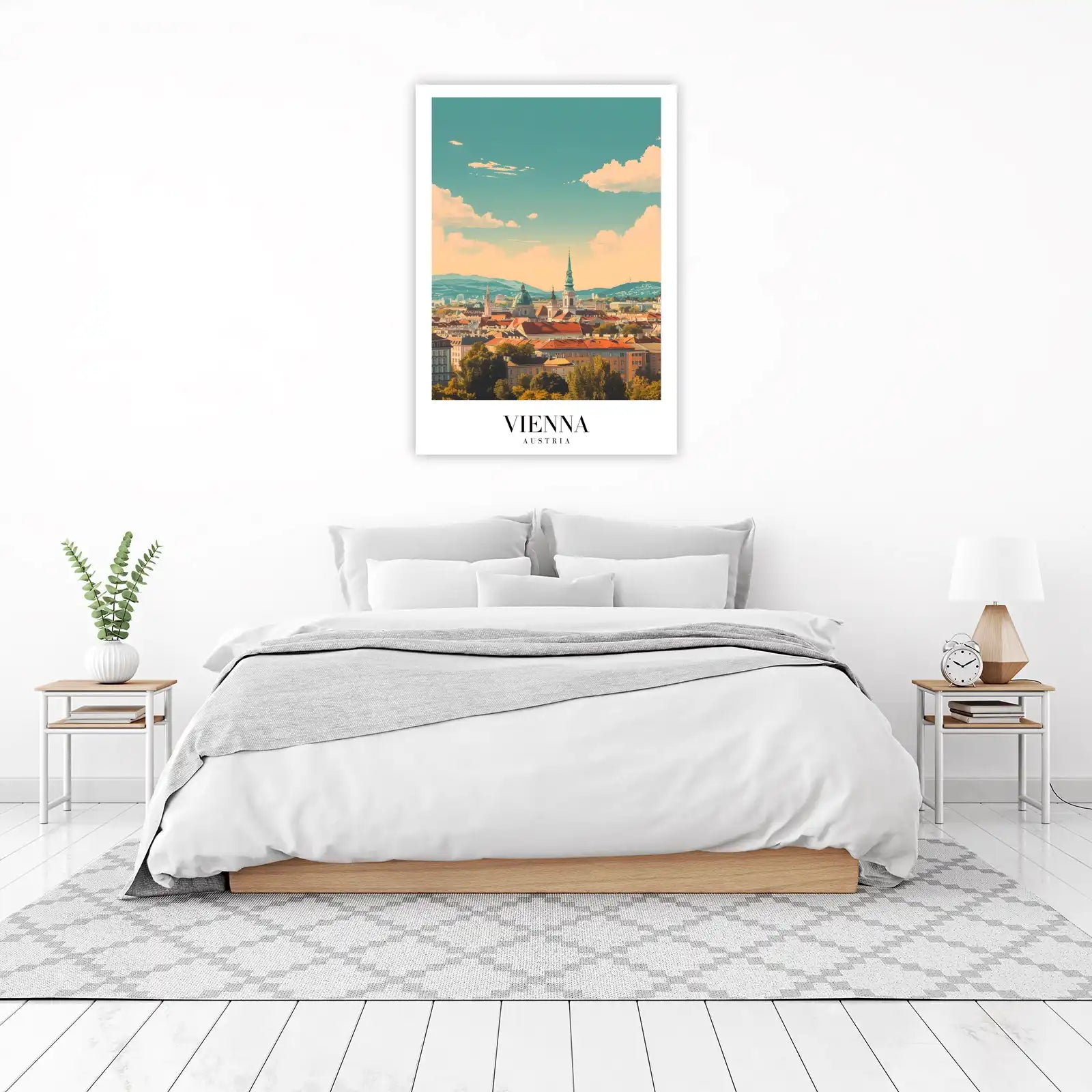 Serene Vienna Cityscape Wall Art