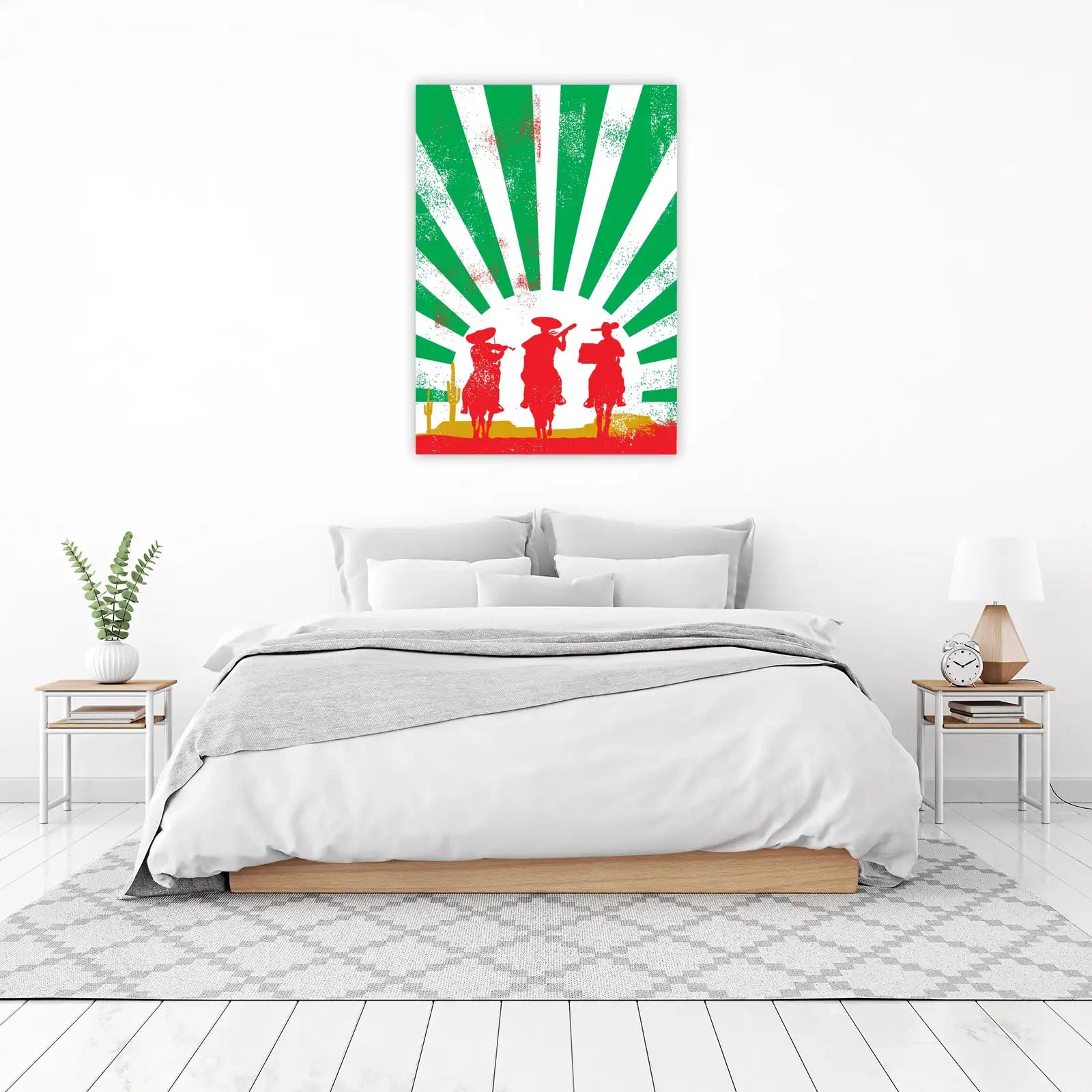 Mexican Mariachi Sunset Wall Art
