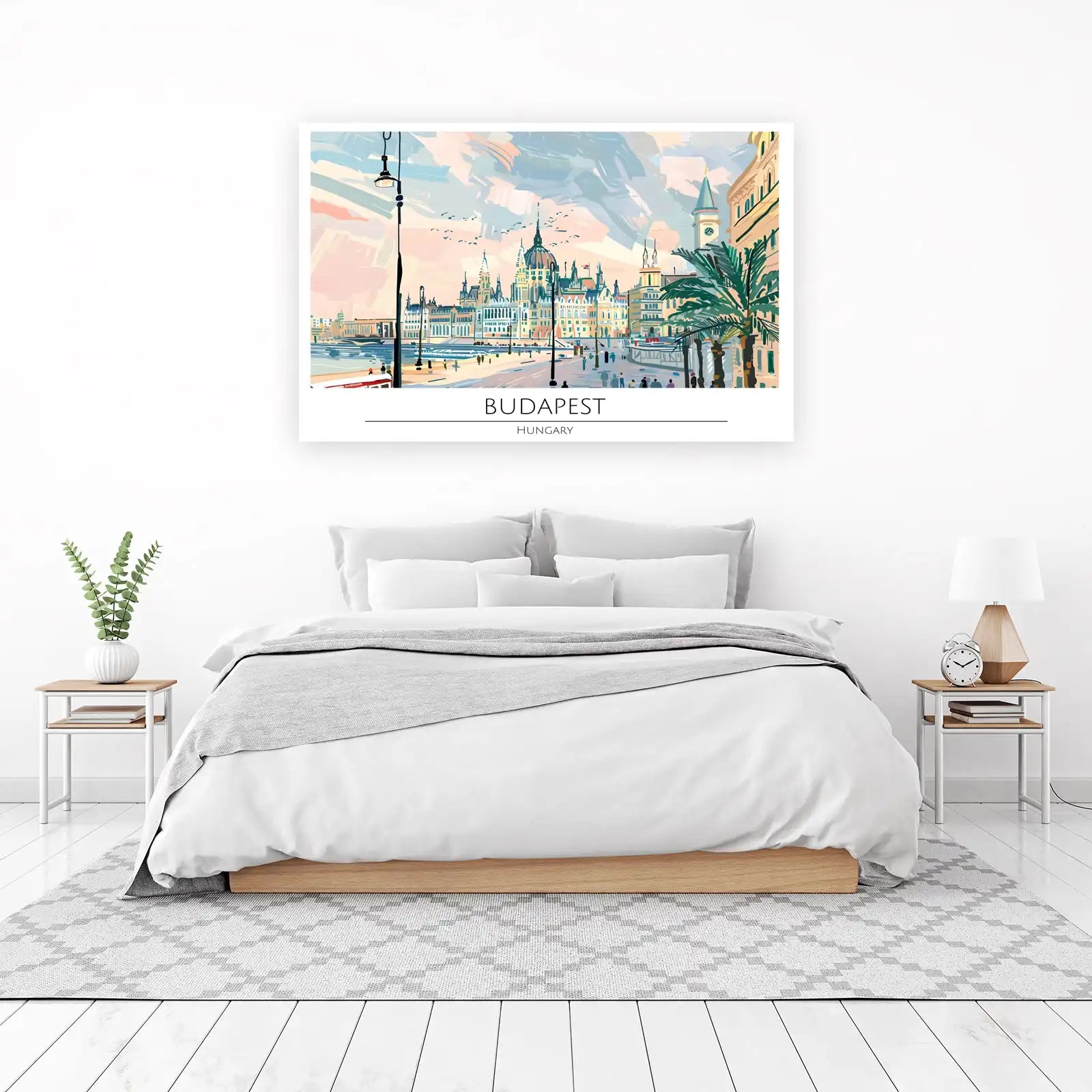 Budapest Parliament Building Landscape Wall Art