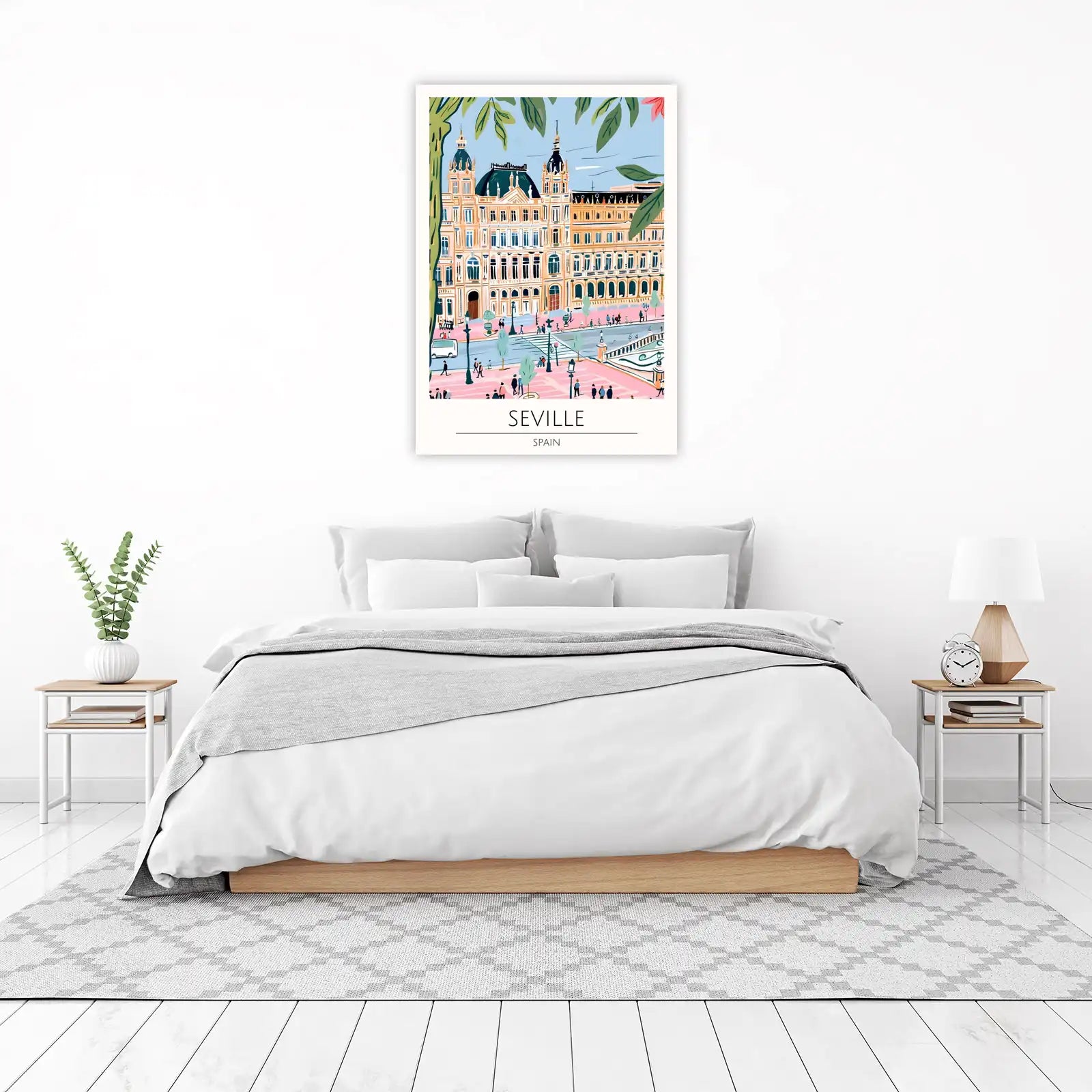 Vibrant Seville Spain Landmark Wall Art