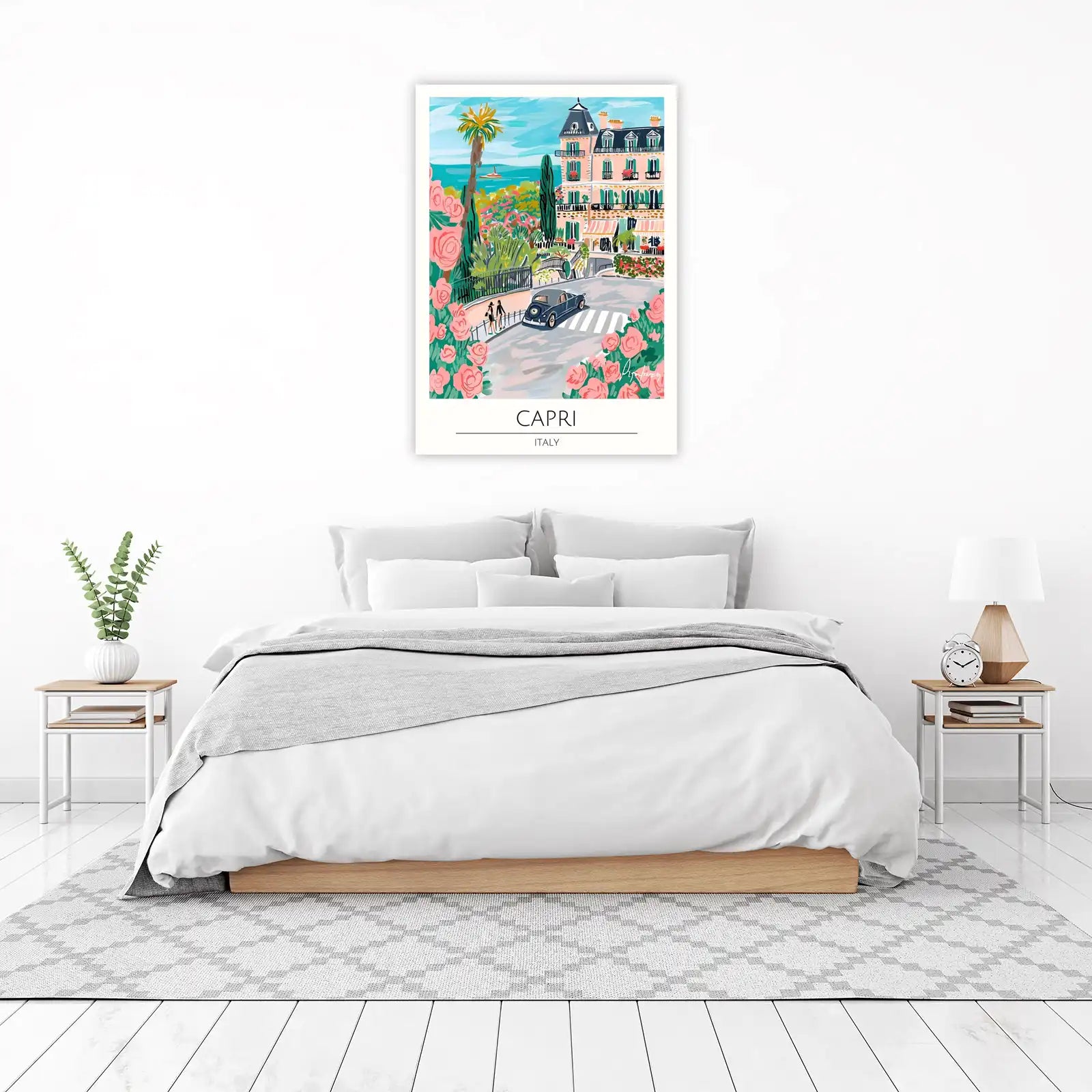 Capri Italy Coastal Scene Wall Art