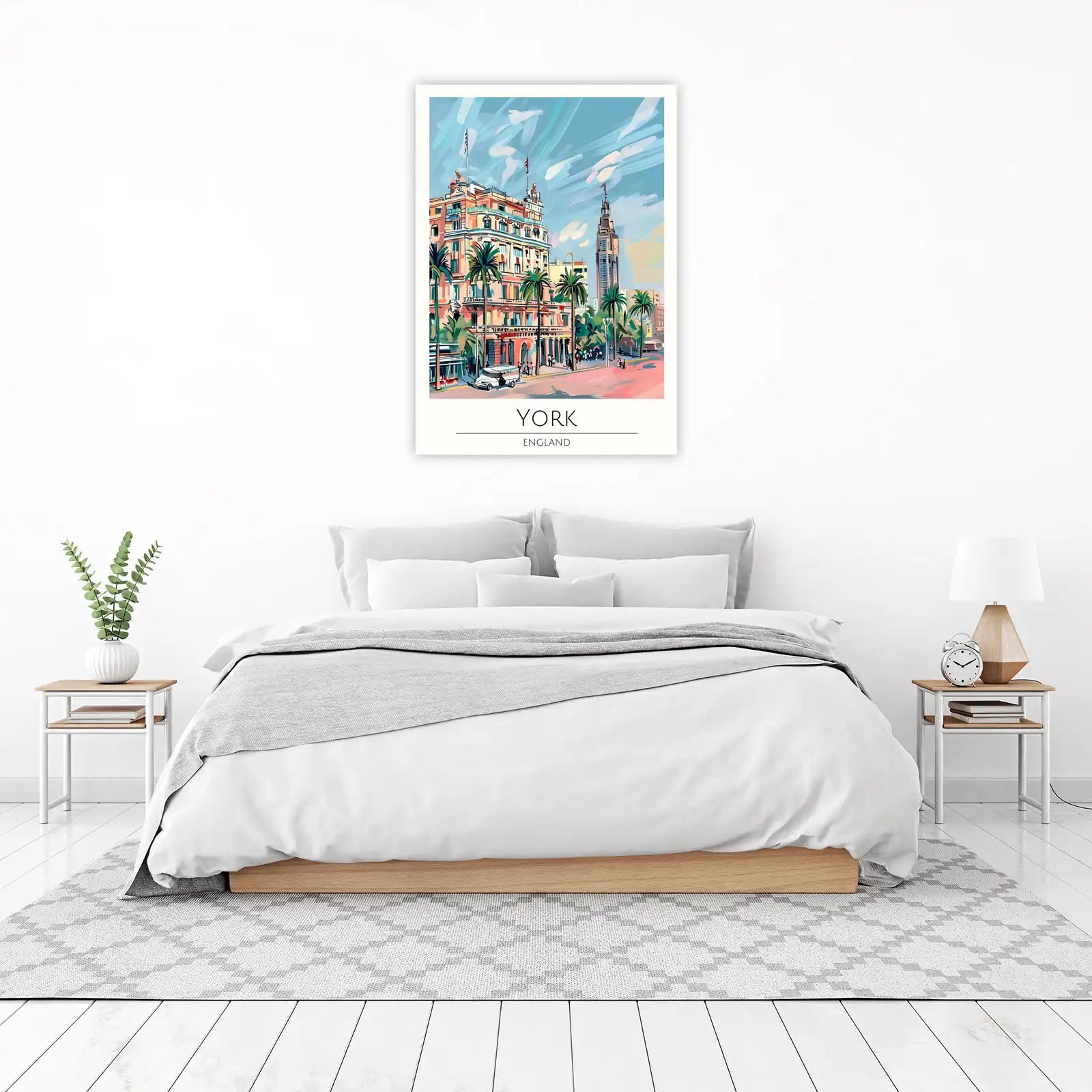 Vibrant York England Cityscape Wall Art