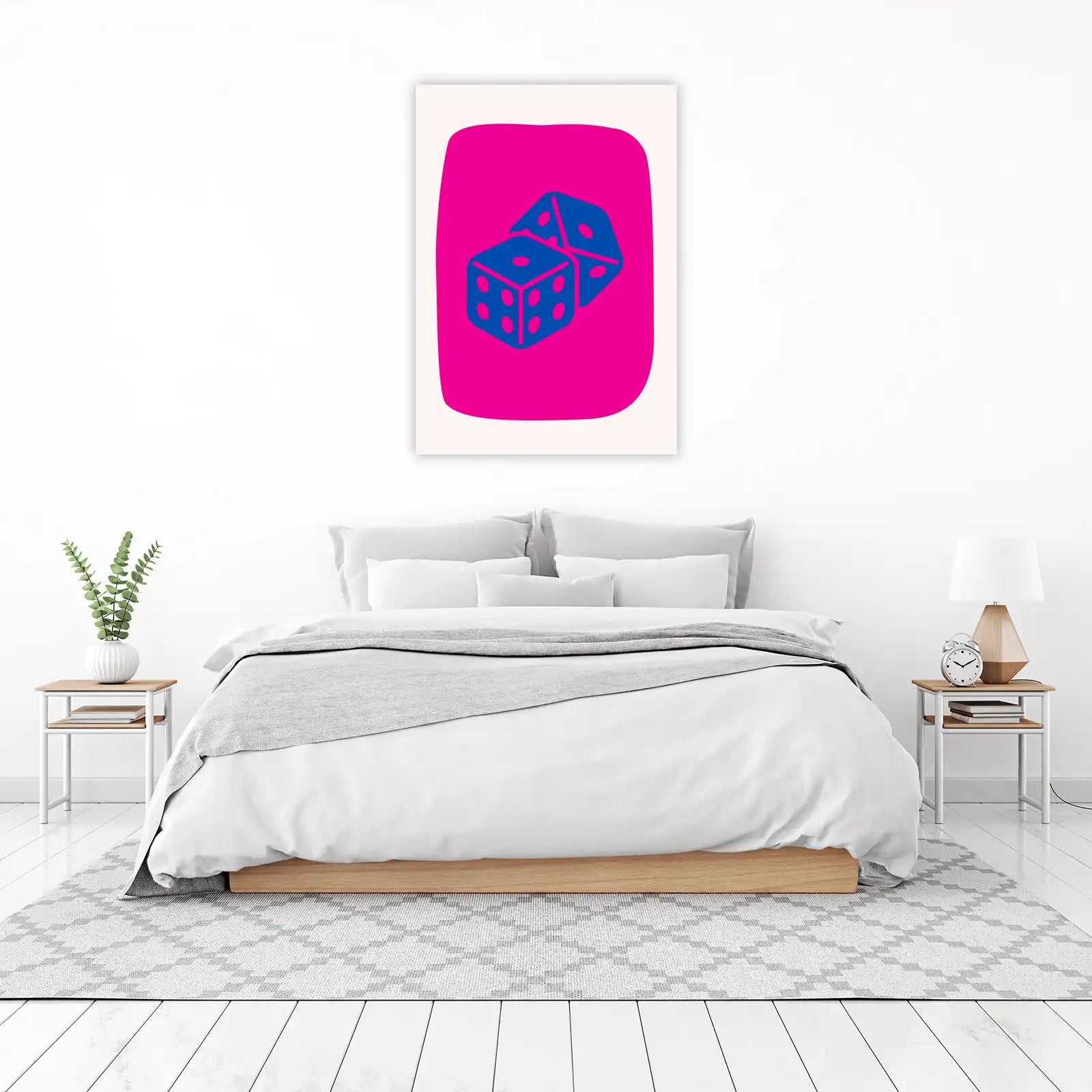 Bold Dice Play Wall Art | Game Room Decor