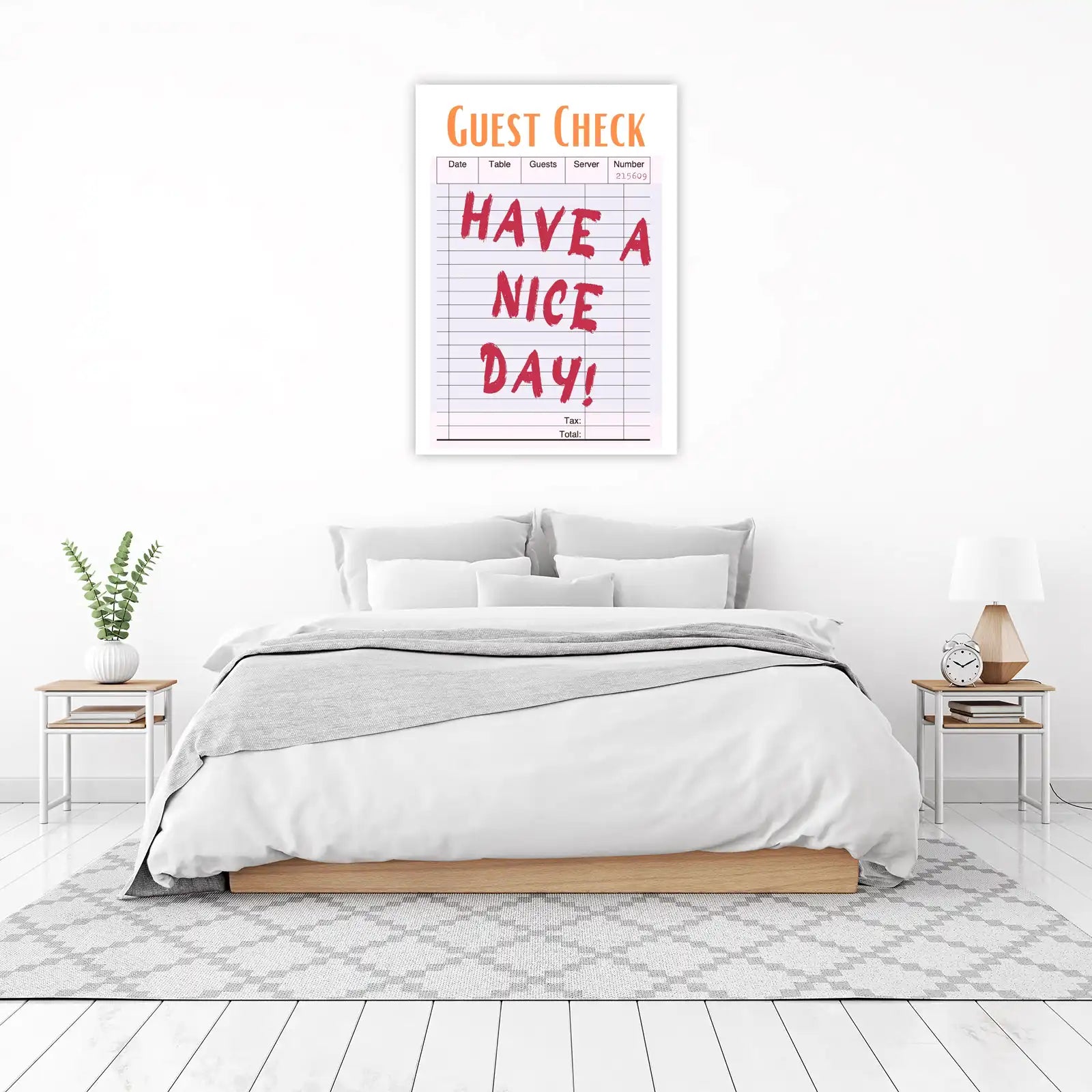 Guest Check "Have A Nice Day!" Wall Art