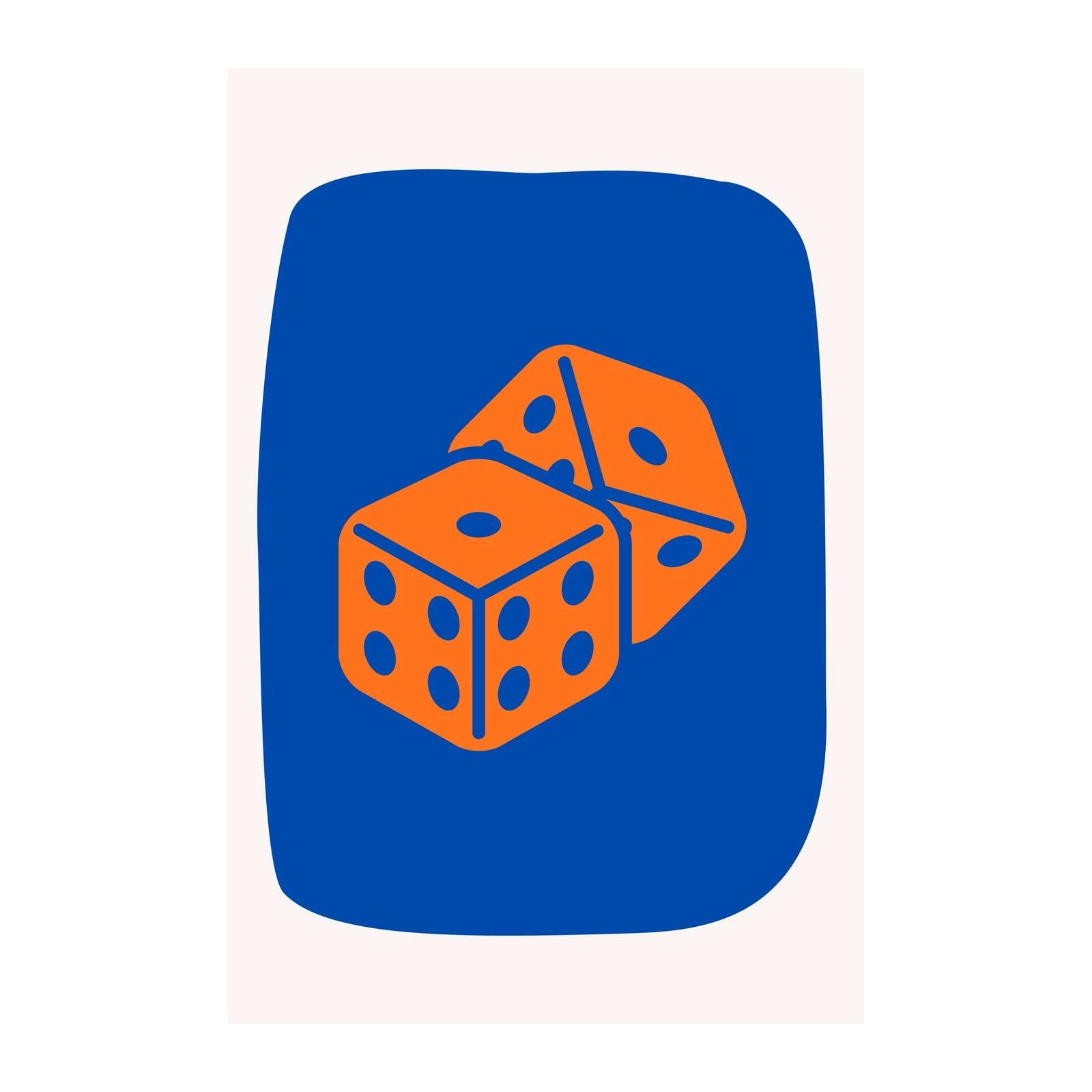 Lucky Dice Playful Pop Art Wall Art