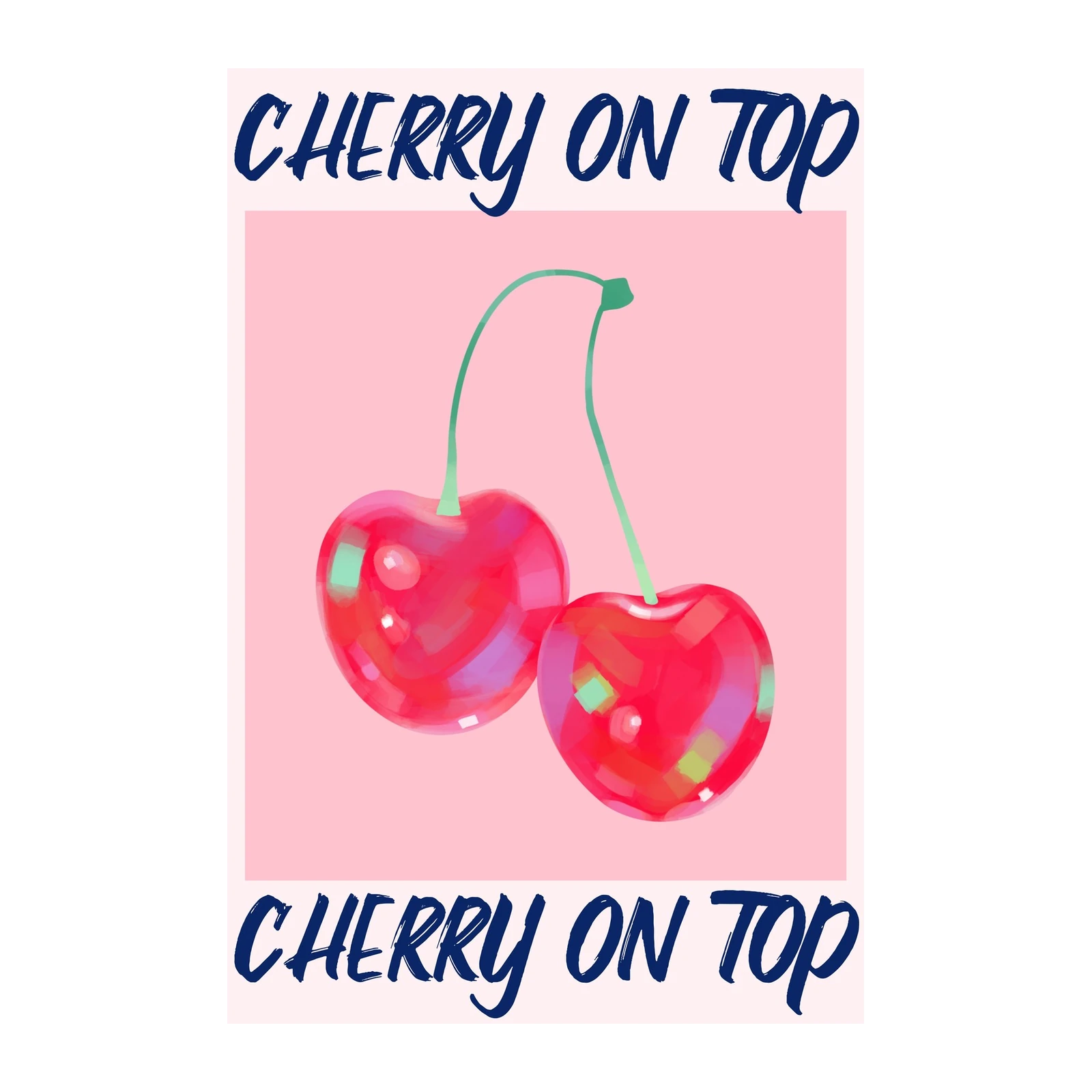 Sweet Cherry Duo Wall Art Wall Art