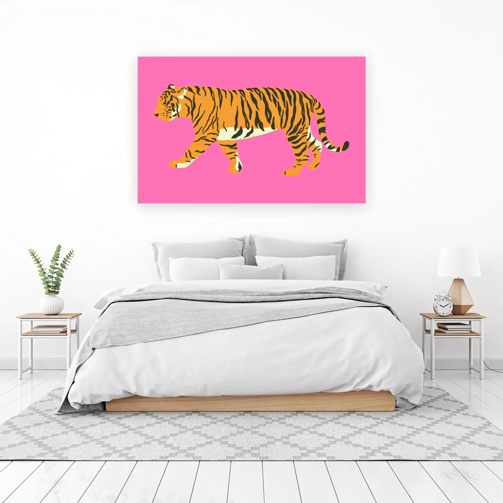 Vibrant Tiger Pop Art Wall Art