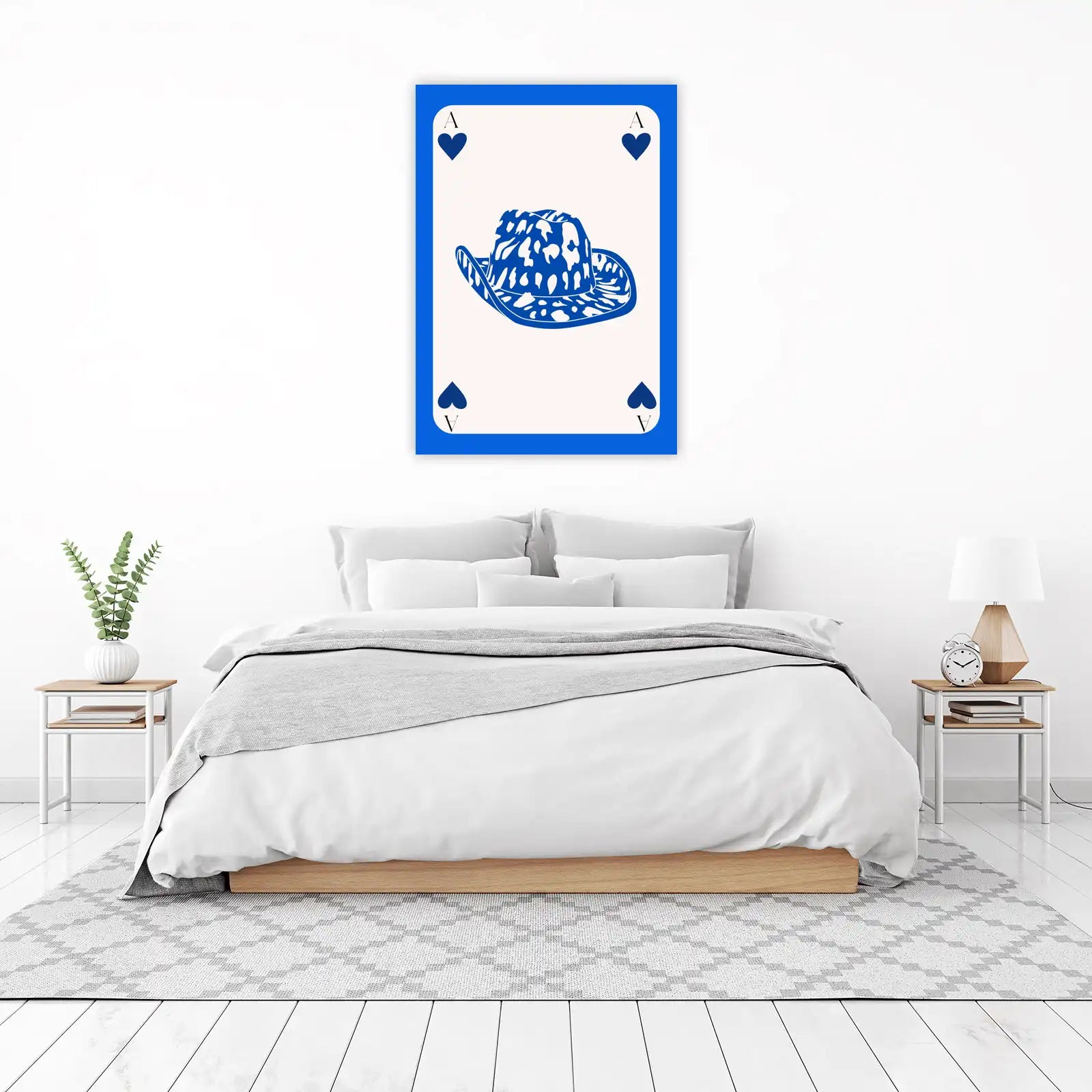 Ace of Spades Cowboy Hat Wall Art