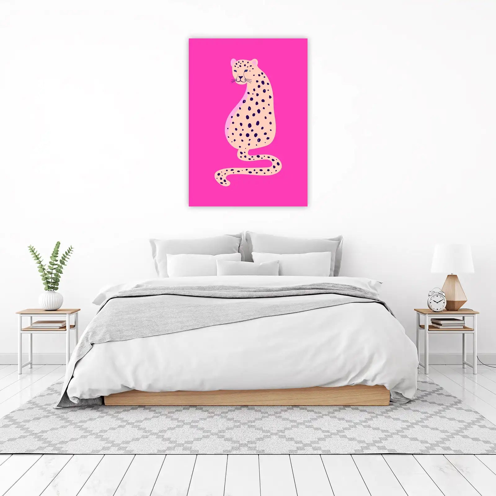Vibrant Cheetah Portrait Wall Art