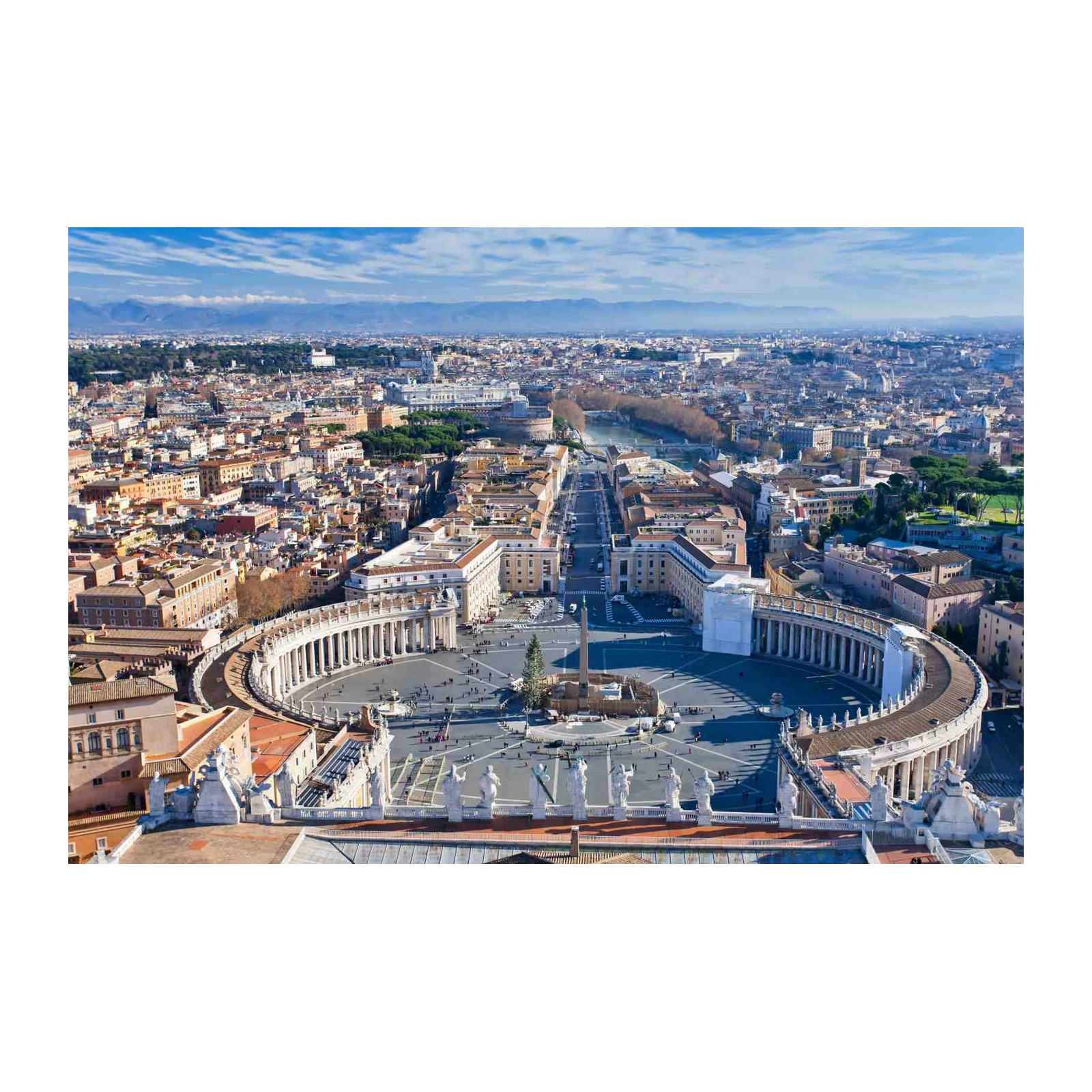 Panoramic Vatican City St. Peter's Square Wall Art