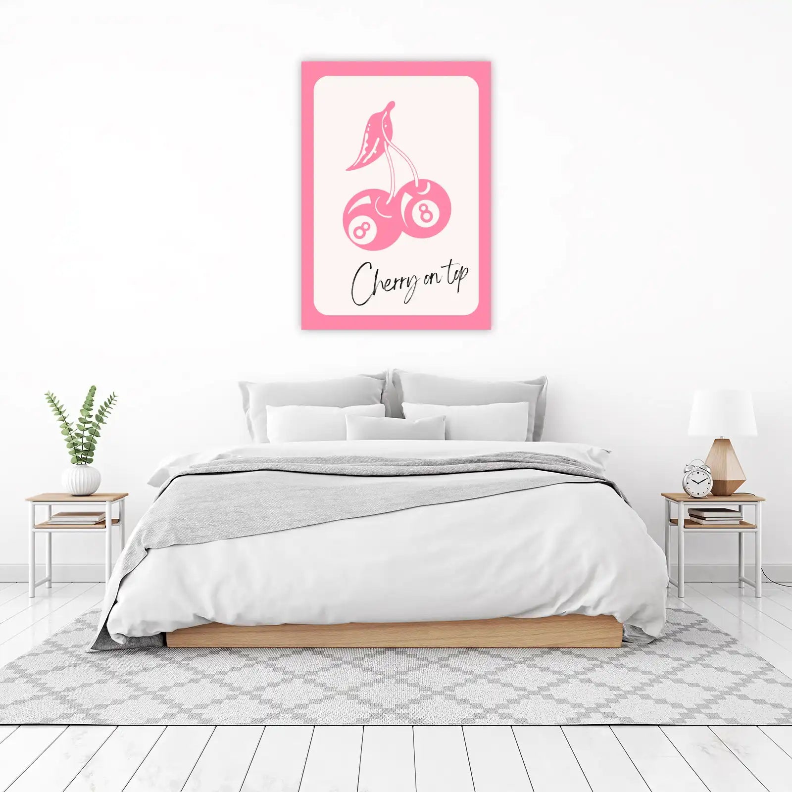 Lucky Cherry 8 Ball Pop Art Wall Art