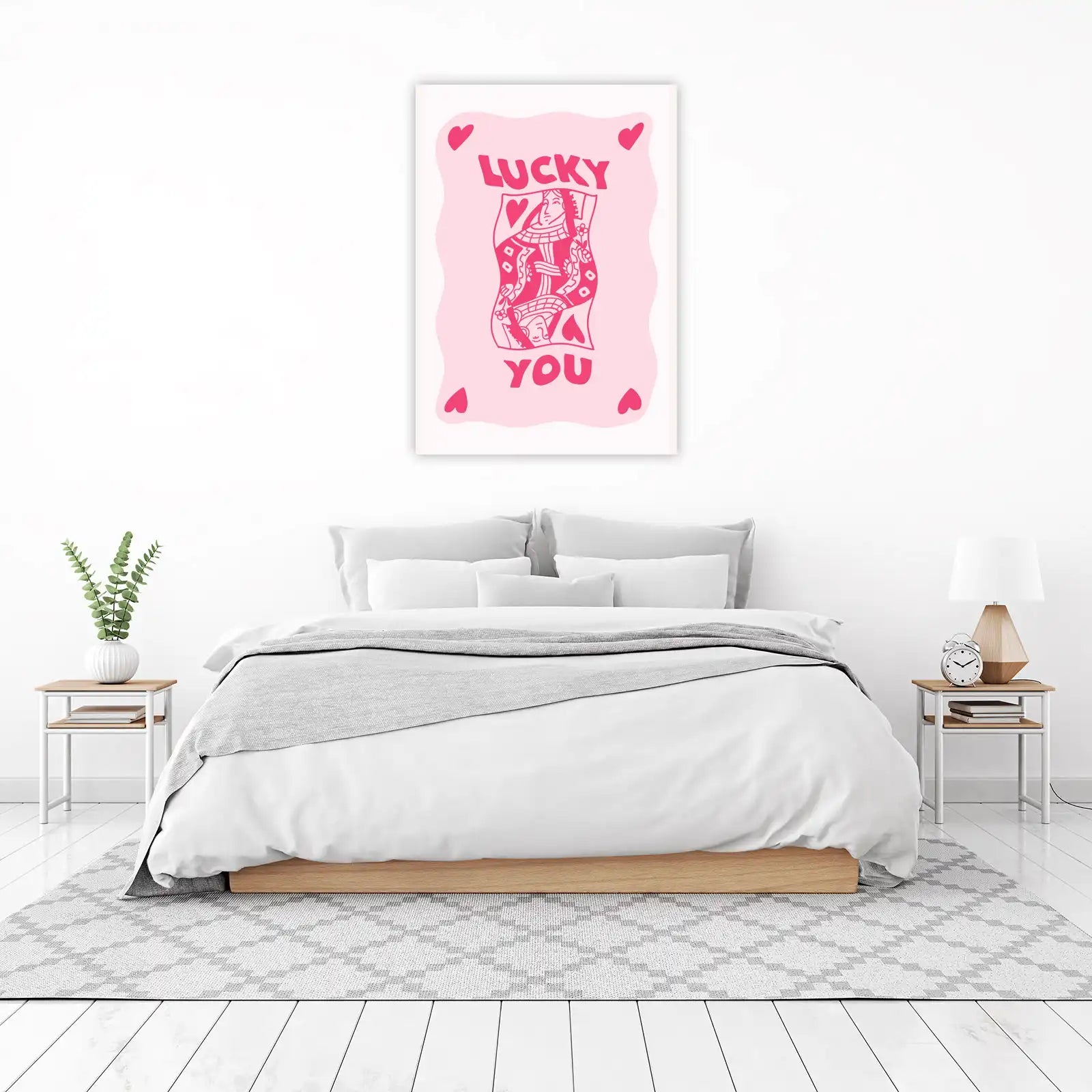 Lucky You Queen of Hearts Wall Art
