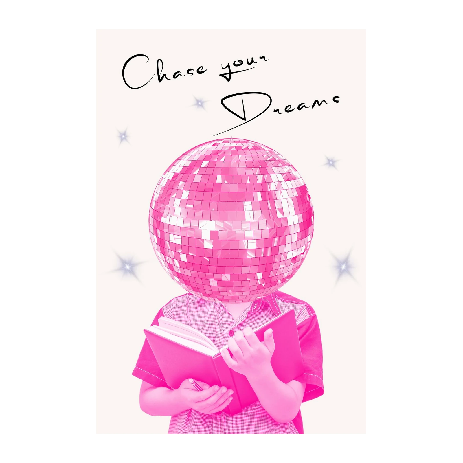 Dream Big Disco Ball Wall Art