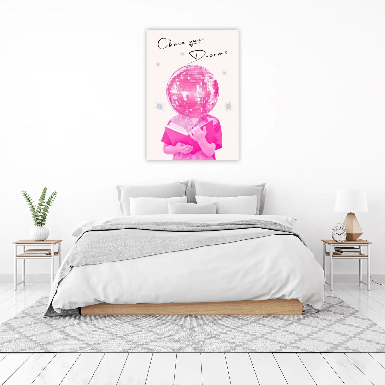 Dream Big Disco Ball Wall Art