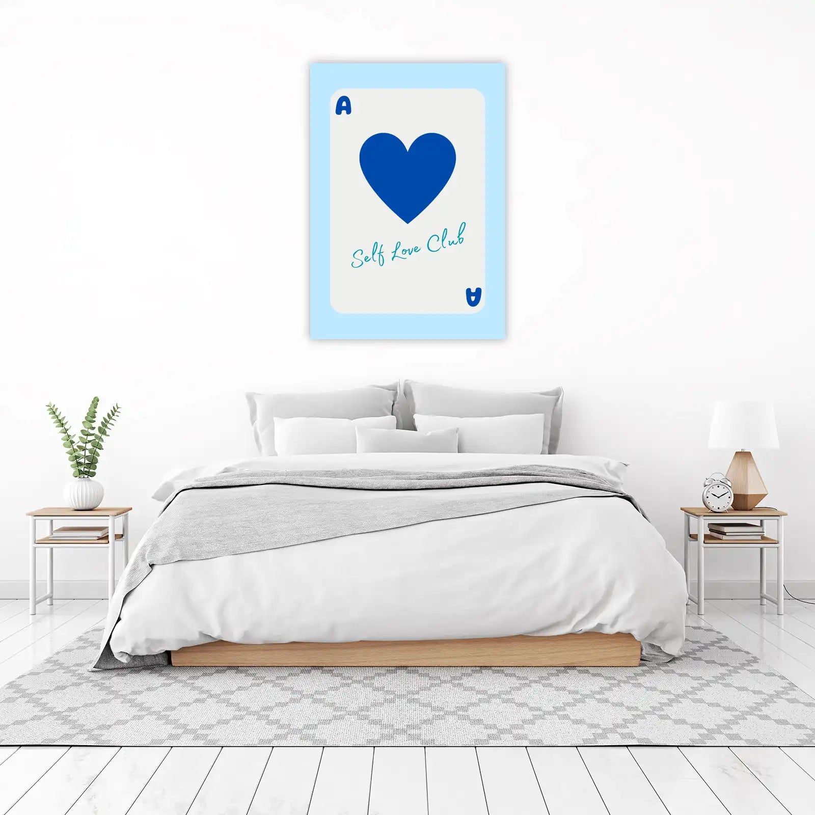 Ace of Hearts Self Love Club Wall Art