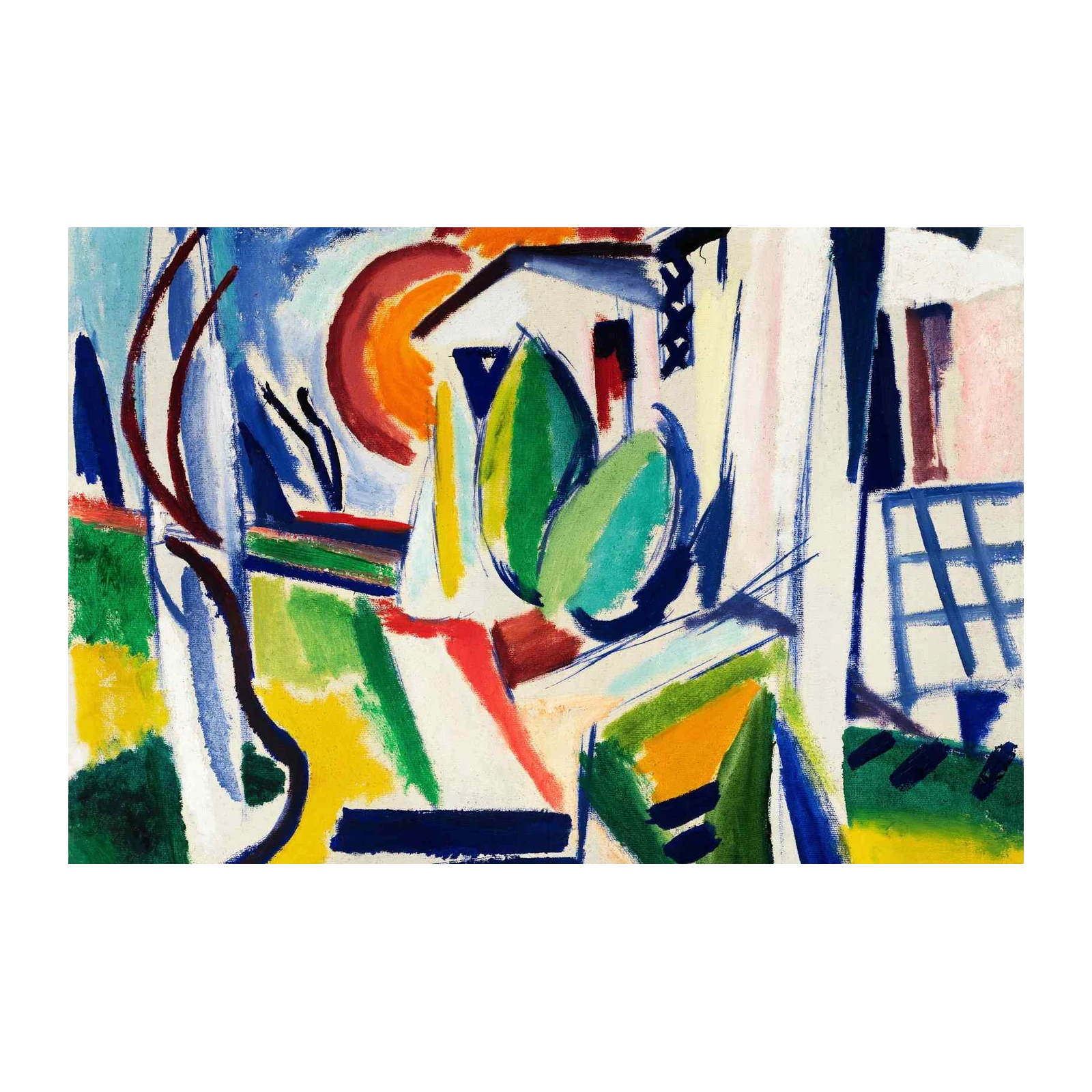 Abstract Expressionist Landscape Wall Art