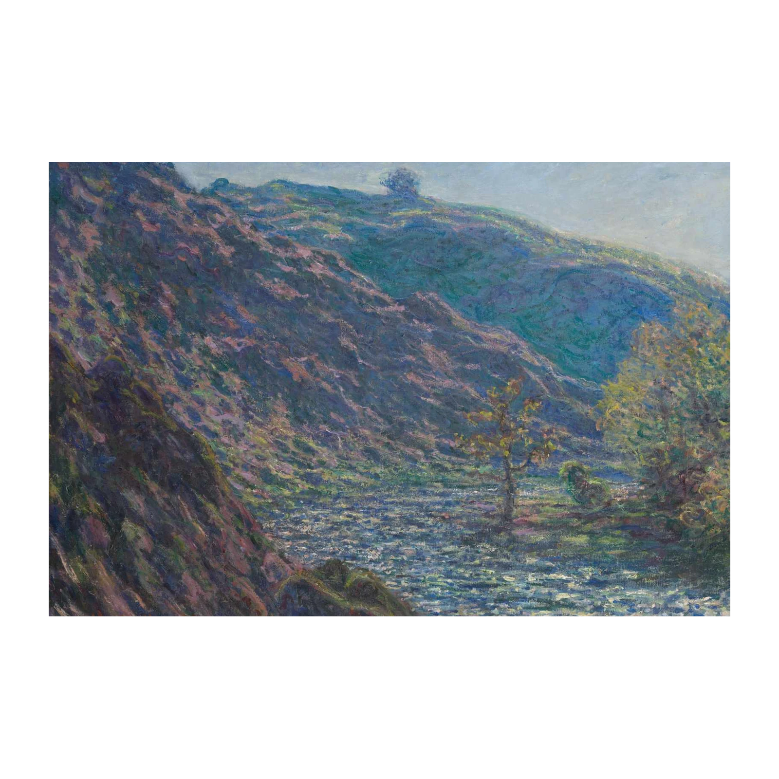 Impressionist River Landscape Wall Art