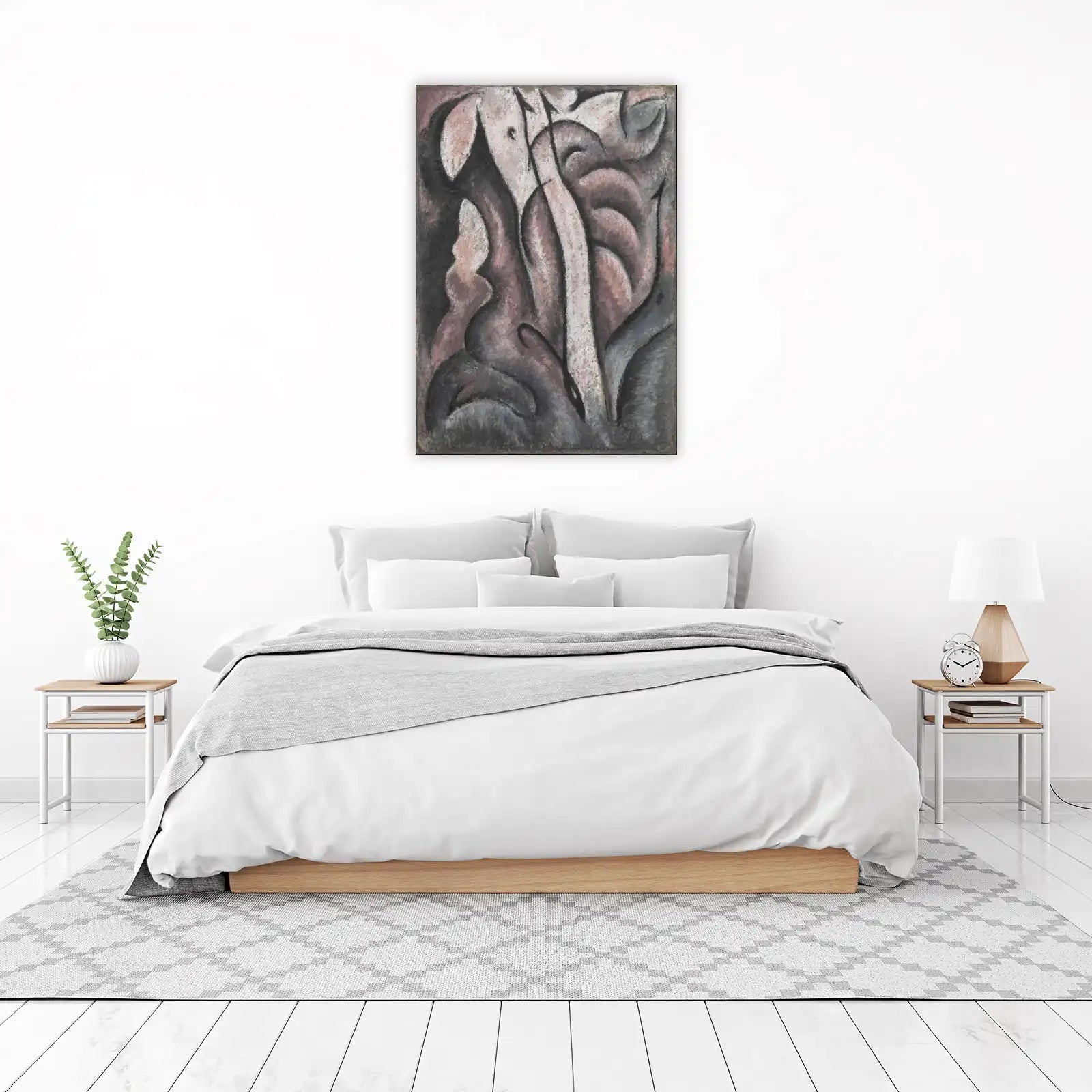 Abstract Figure Study Wall Art