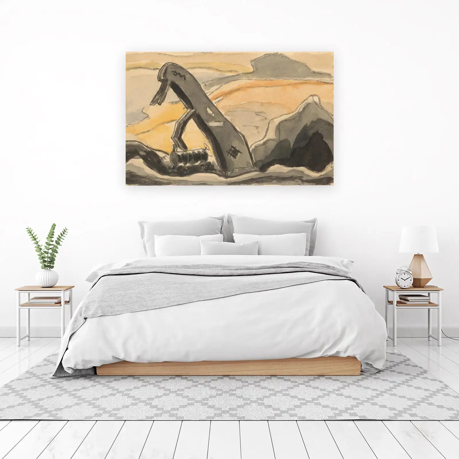 Industrial Crane Abstract Wall Art