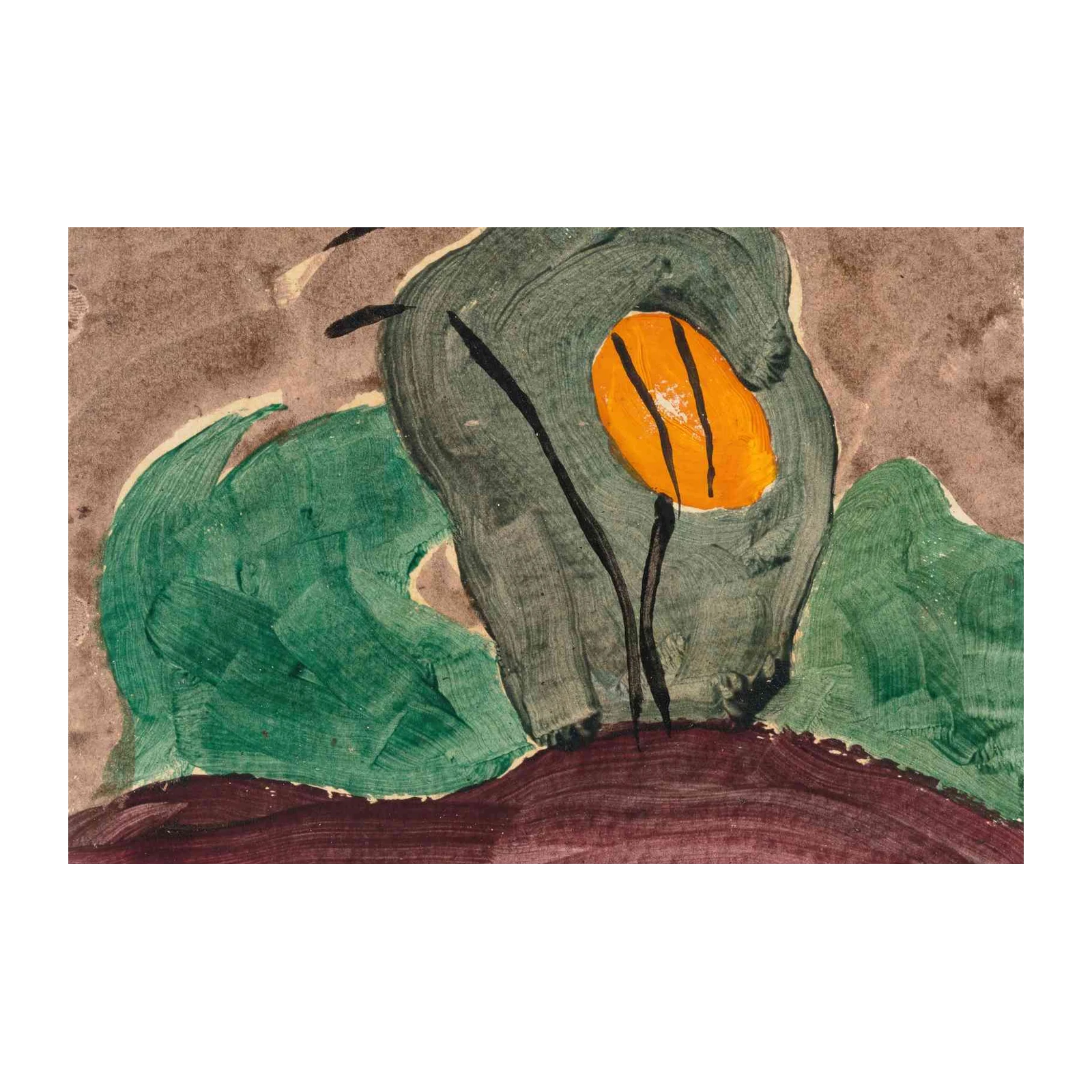 Abstract Organic Bloom Wall Art