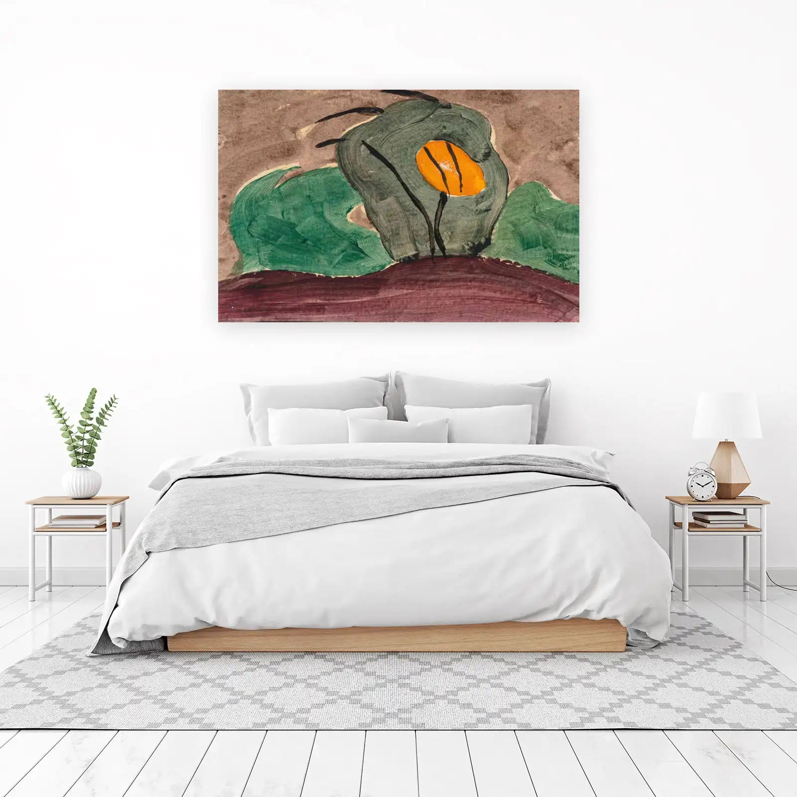 Abstract Organic Bloom Wall Art