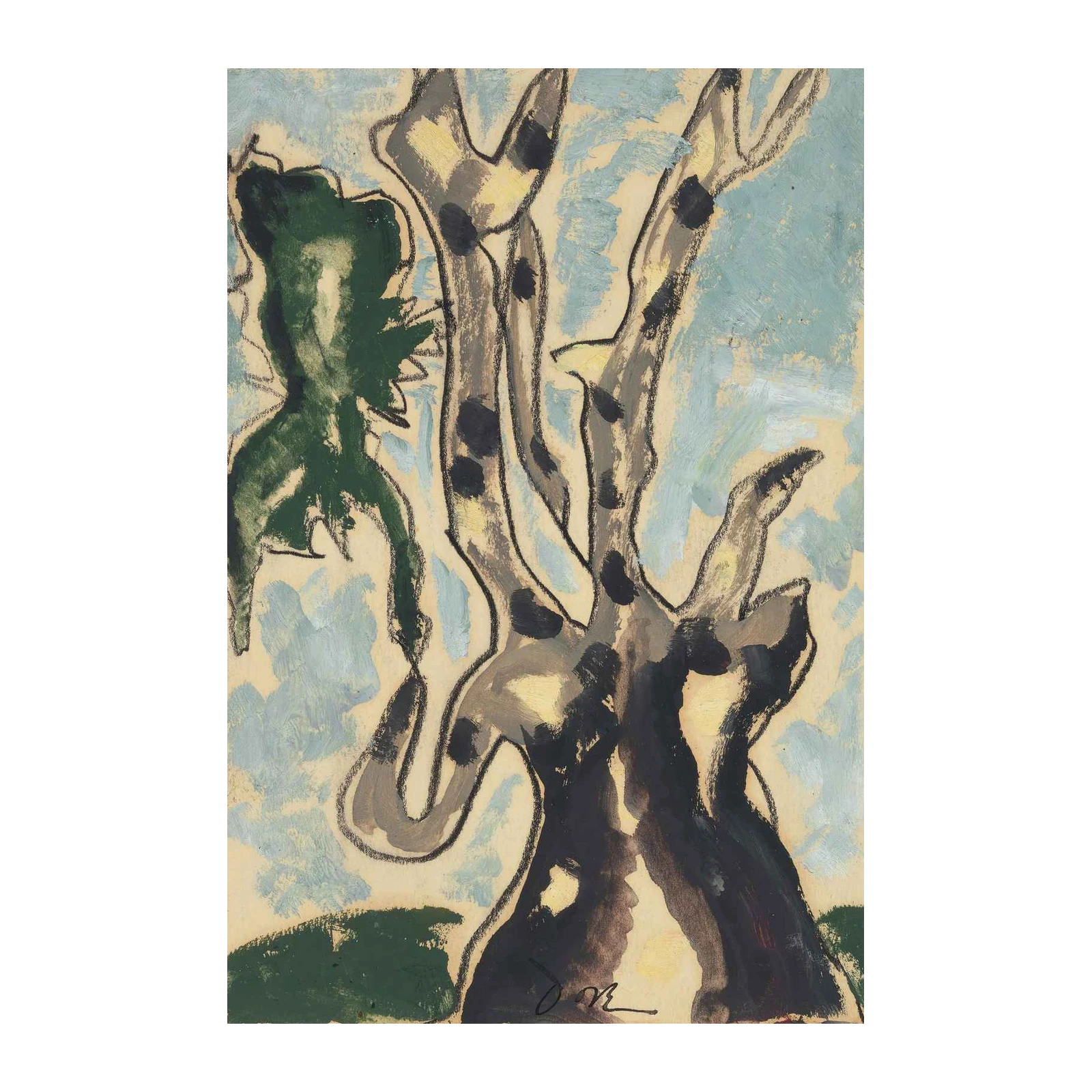 Abstract Tree Nature Wall Art - Modern Wall Art