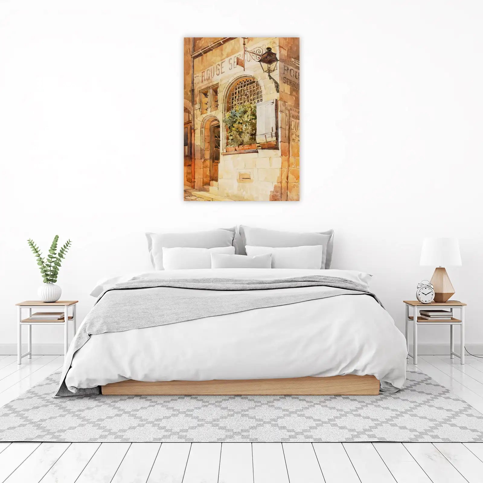 Parisian Charm: European Street Scene Wall Art