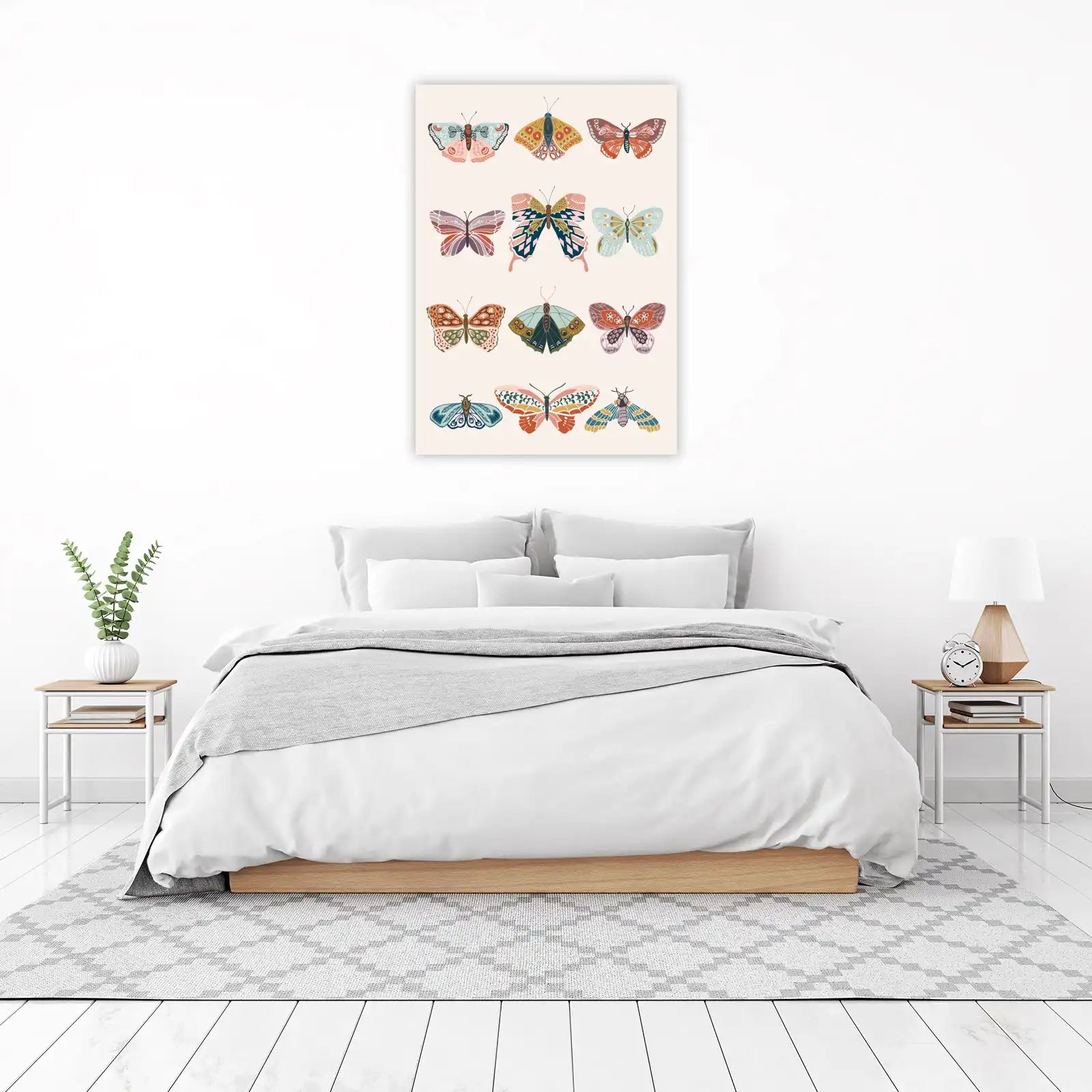 Boho Butterfly Art Collection Wall Art