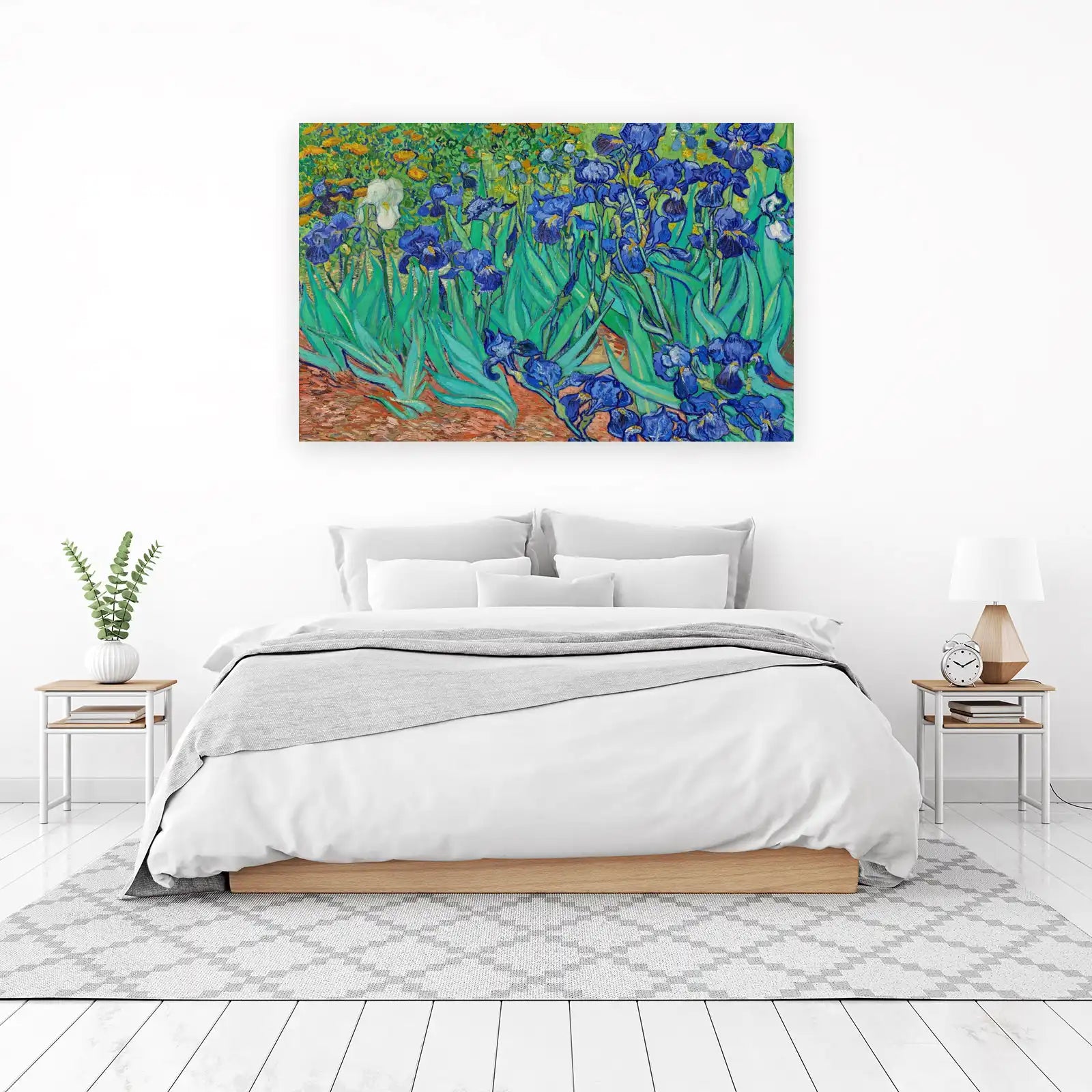 Van Gogh Irises Garden Wall Art