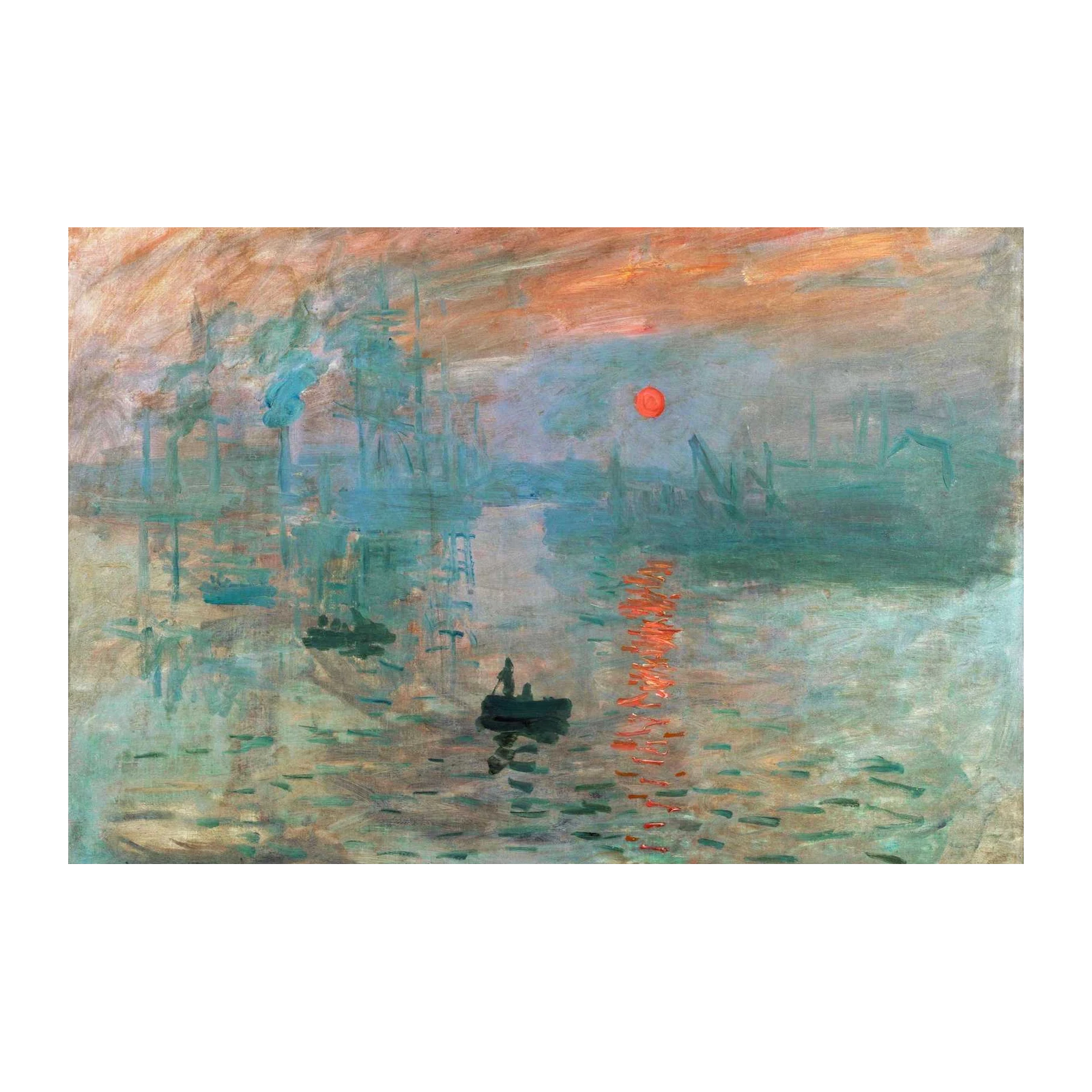 Impressionist Sunrise Seascape Wall Art