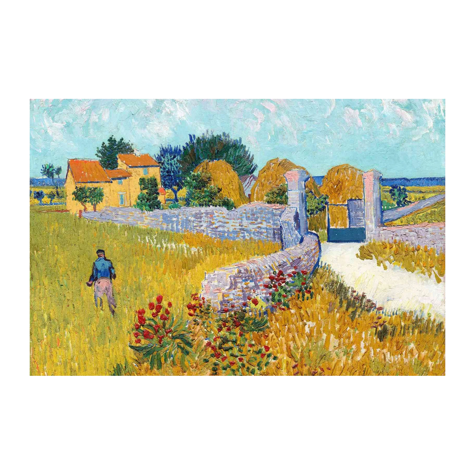 Vibrant Countryside Path Wall Art