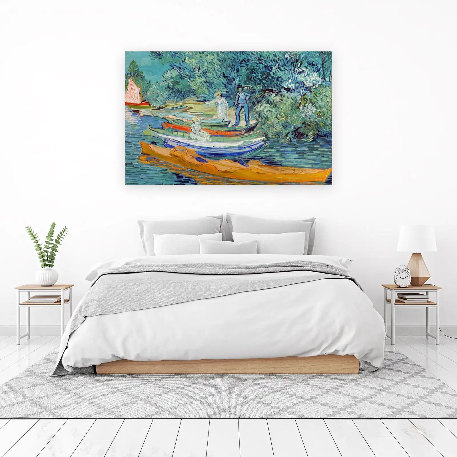 Vincent Van Gogh Riverboats Wall Art