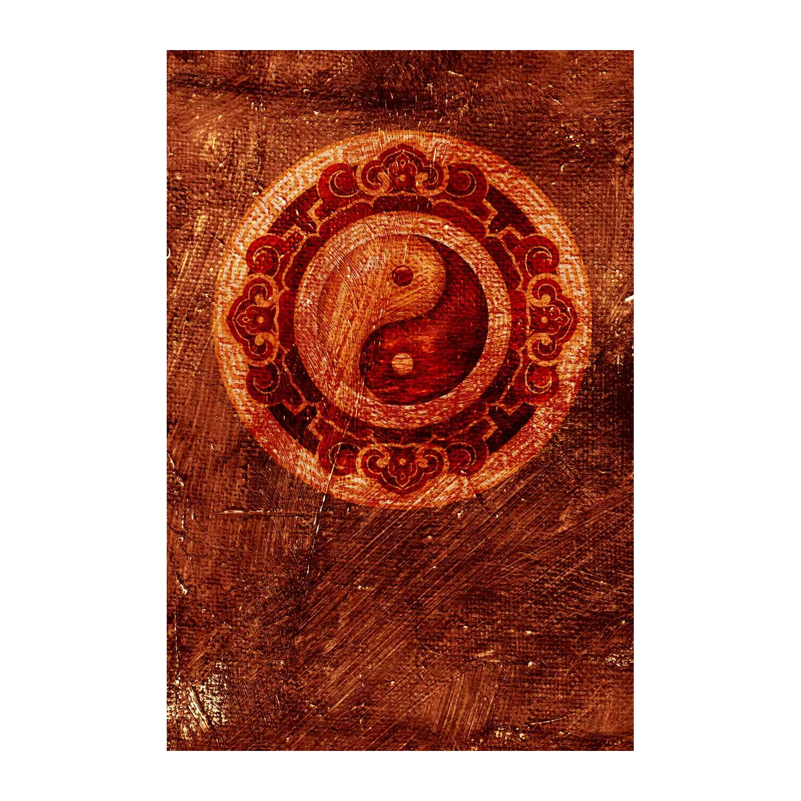 Ancient Yin Yang Zen Harmony Wall Art